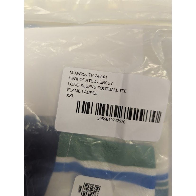 Casablanca o1rshd1 Sleeve Football Tee Perforated Jersey Sweatshirt Size US XXL / EU 58 / 5 - 23 Thumbnail