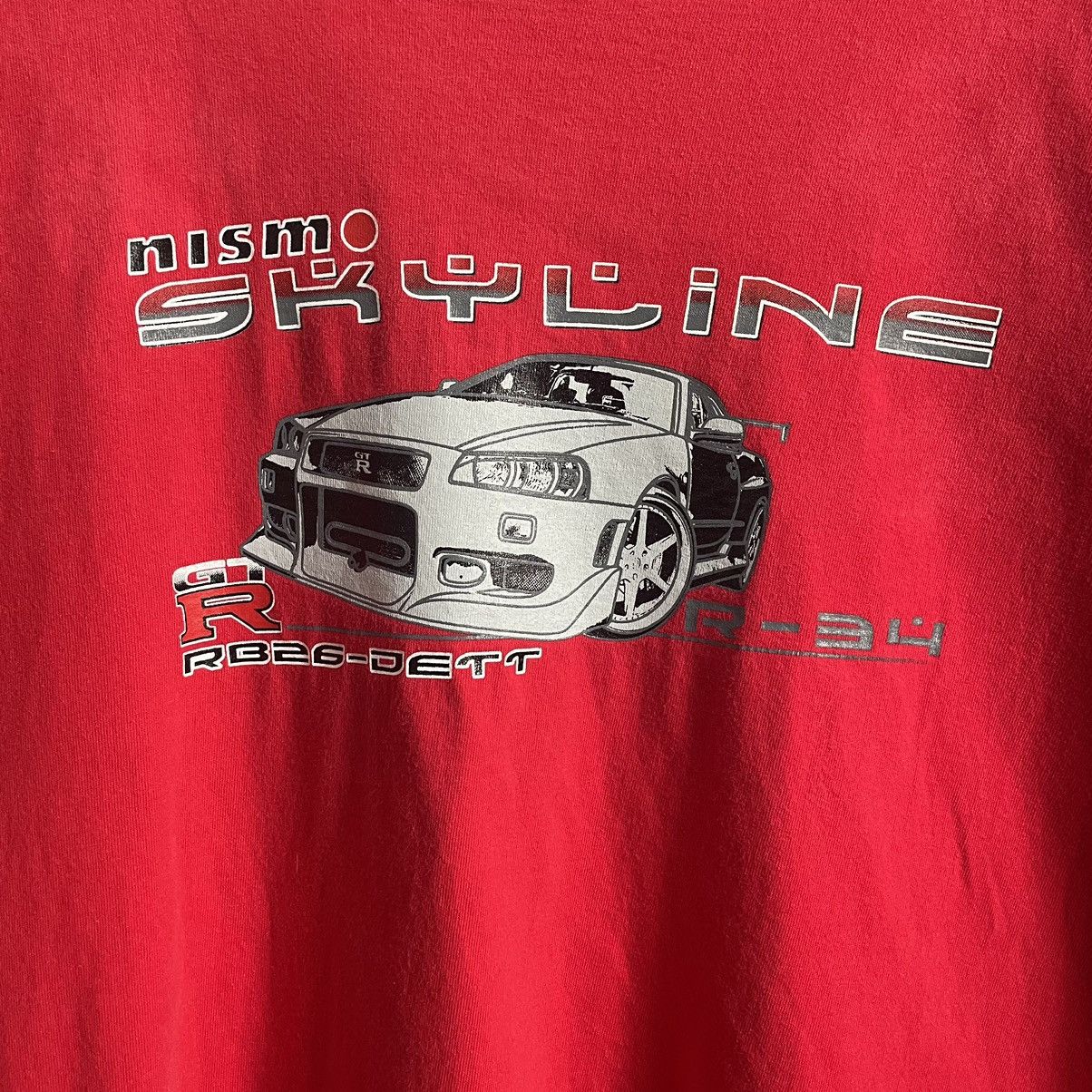 Vintage Vintage Fullscale Nissan Skyline R34 tshirt Size US L / EU 52-54 / 3 - 3 Thumbnail