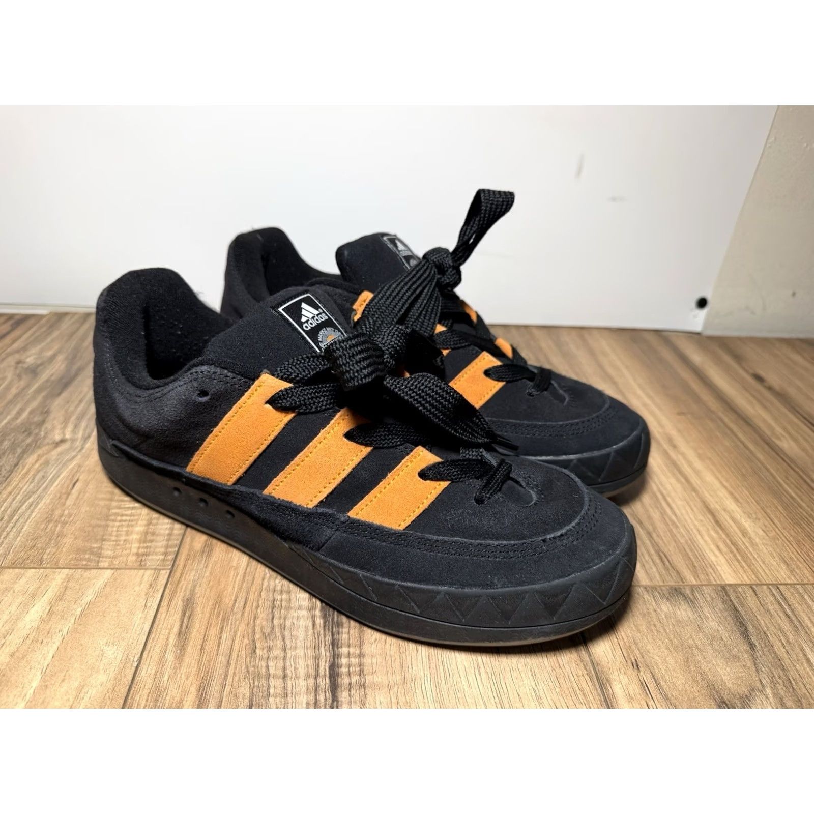 Adidas Adidas Jamal Smith x Adimatic Black Orange Rush Sneaker US 10.5 Men’s Size US 10 / EU 43 - 2 Thumbnail