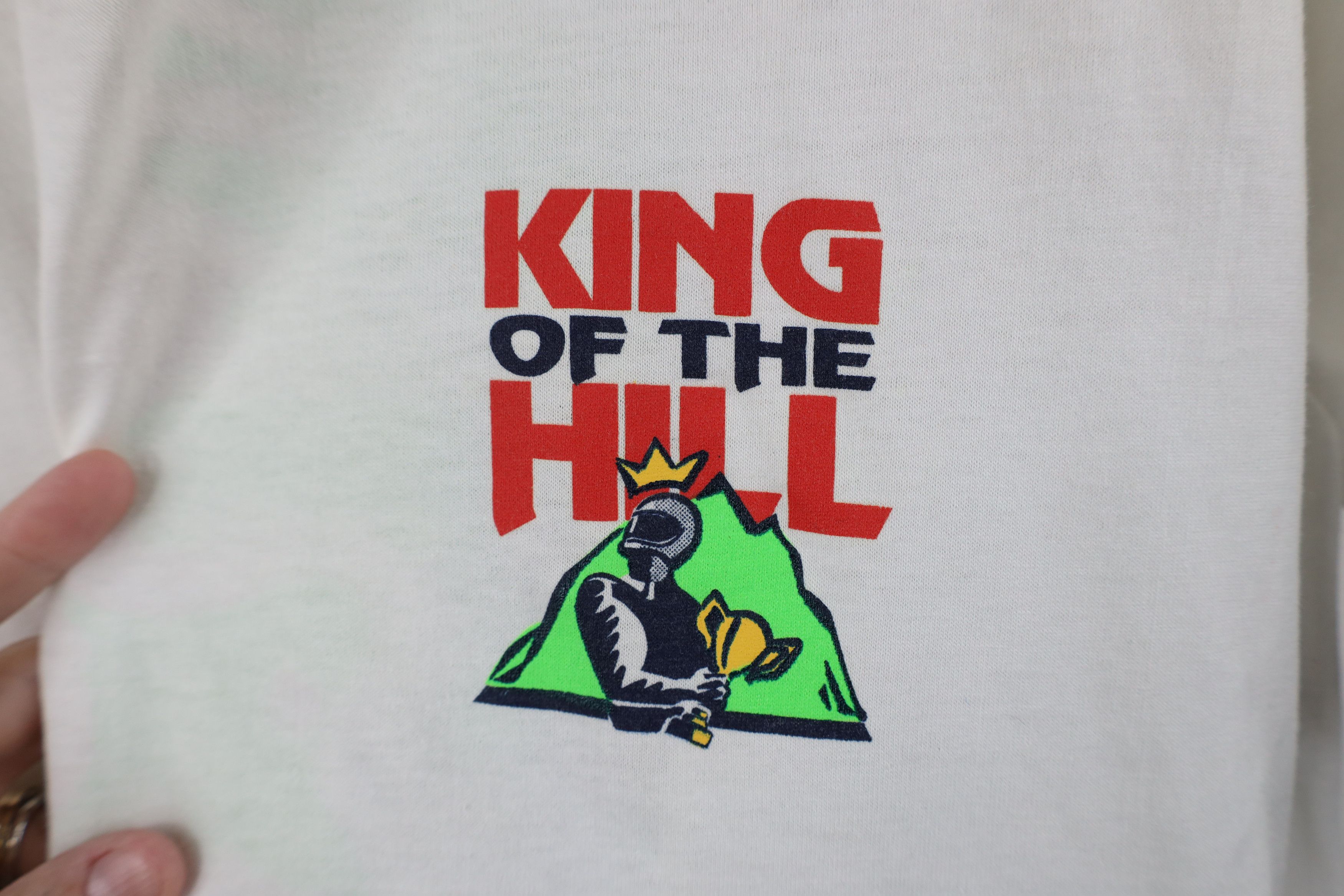 Vintage Vintage 90s Hill Pikes Peak Hill Climb Car Race T-Shirt USA Size US XL / EU 56 / 4 - 4 Thumbnail
