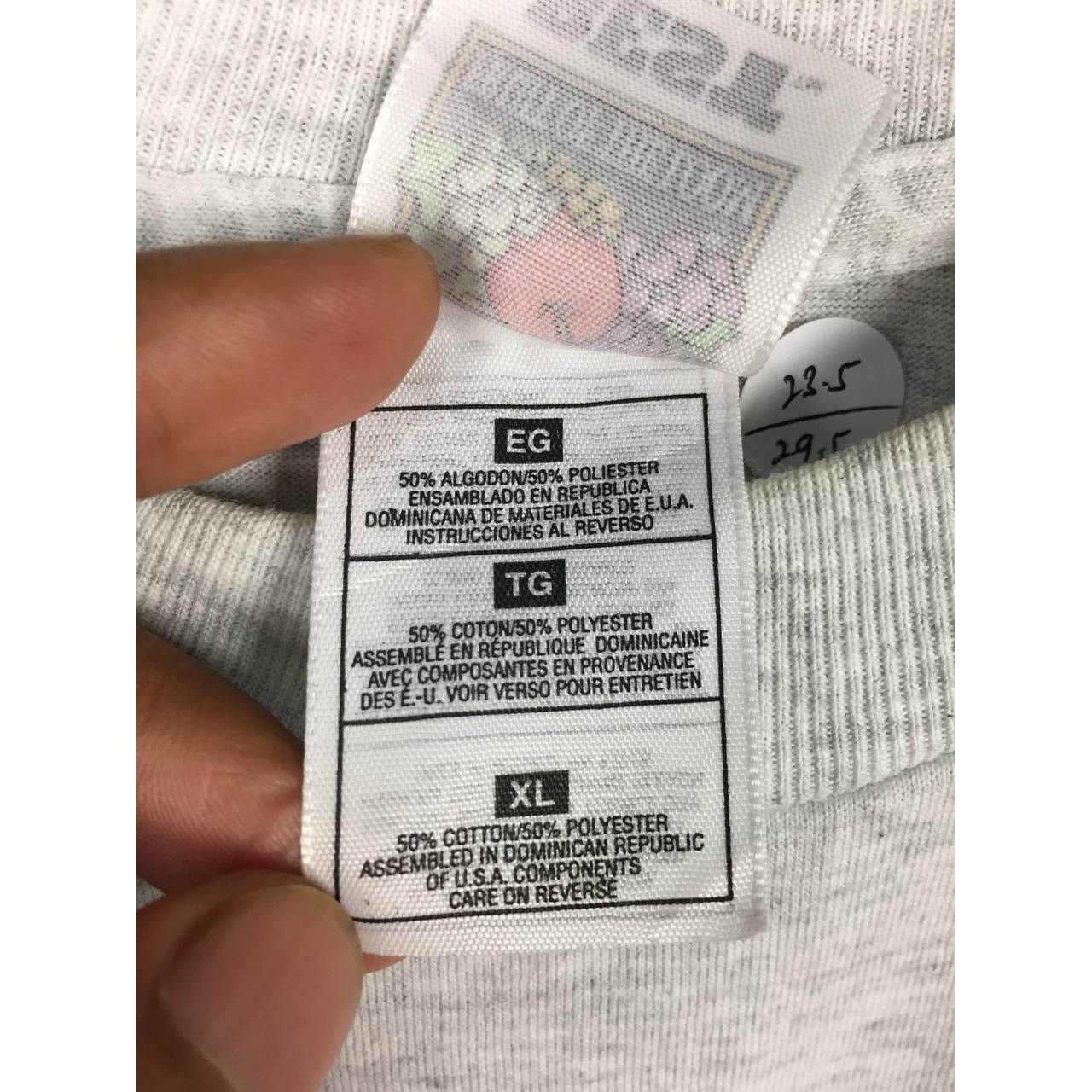 Fruit Of The Loom × Vintage Vtg 50/50 FBi Buildings Construction Company Promo Tee Size US XL / EU 56 / 4 - 9 Thumbnail