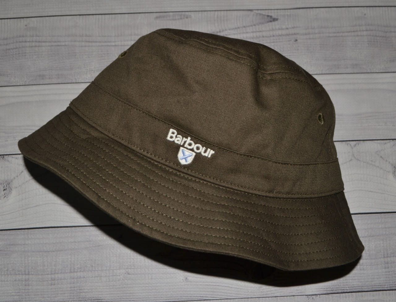 Barbour Barbour Sports Hat/Panama Olive Size M Size 32 - 3 Thumbnail