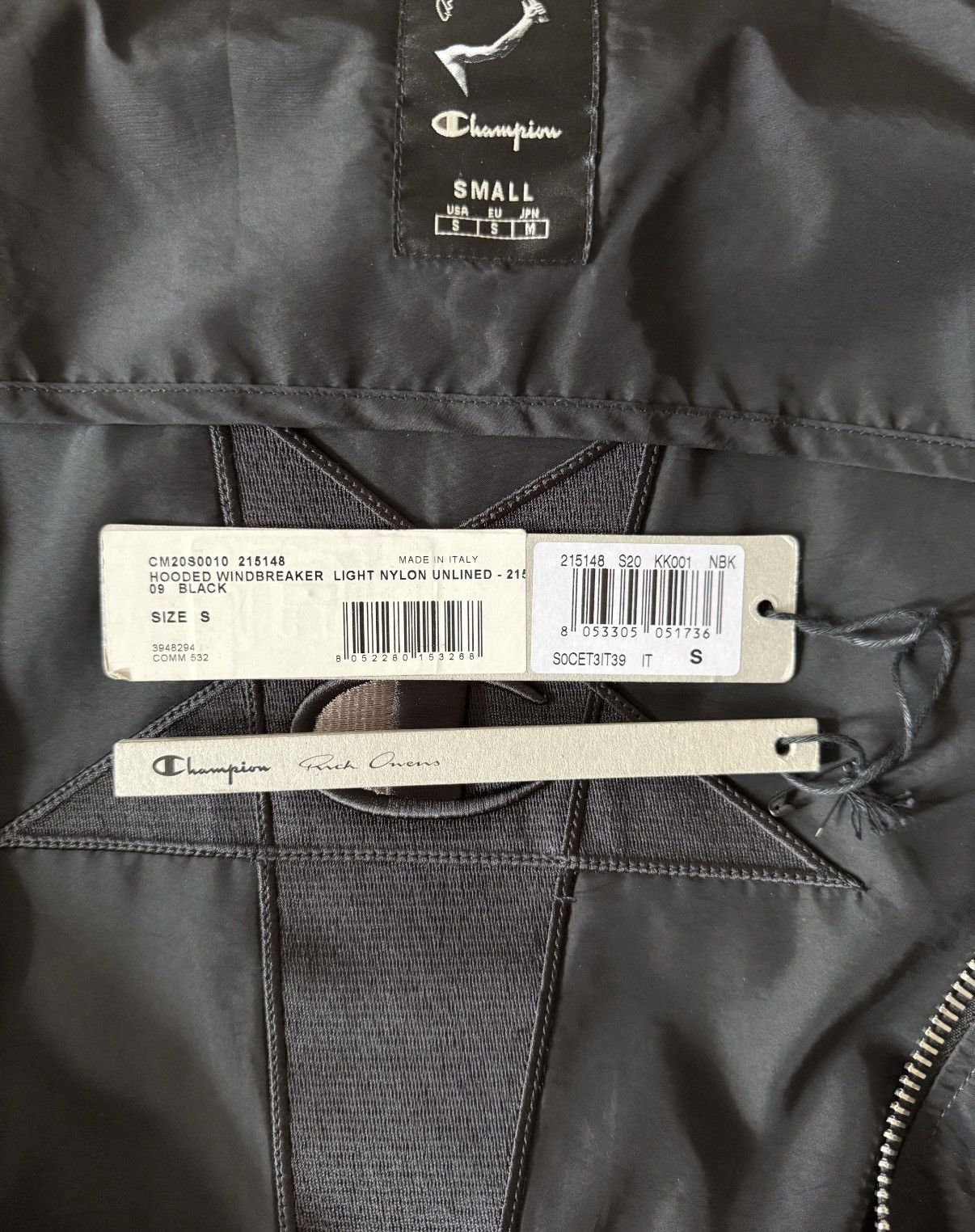 Rick Owens RARE RICK OWENS X CHAMPION LIGHT JACKET Size US M / EU 48-50 / 2 - 6 Thumbnail