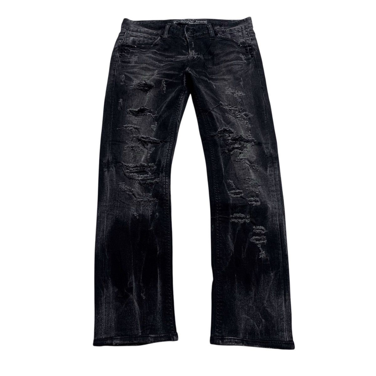Japanese Brand Buckaroo Distressed Boro Faded Ifsix Vkeii Gothic Lgb Style Size US 31 - 1 Thumbnail