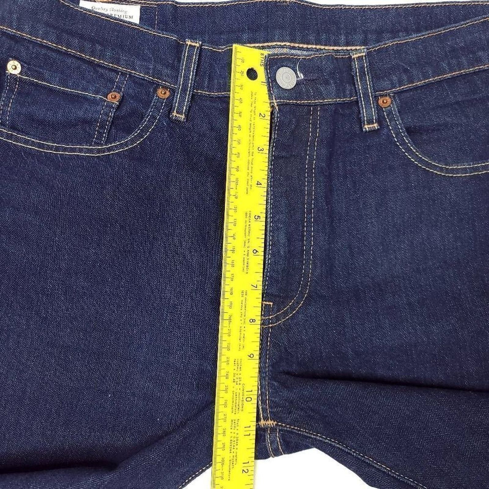 Levi's Levi's 502 Premium Jeans Mens 33x30 Tapered Big E Size US 33 - 3 Thumbnail