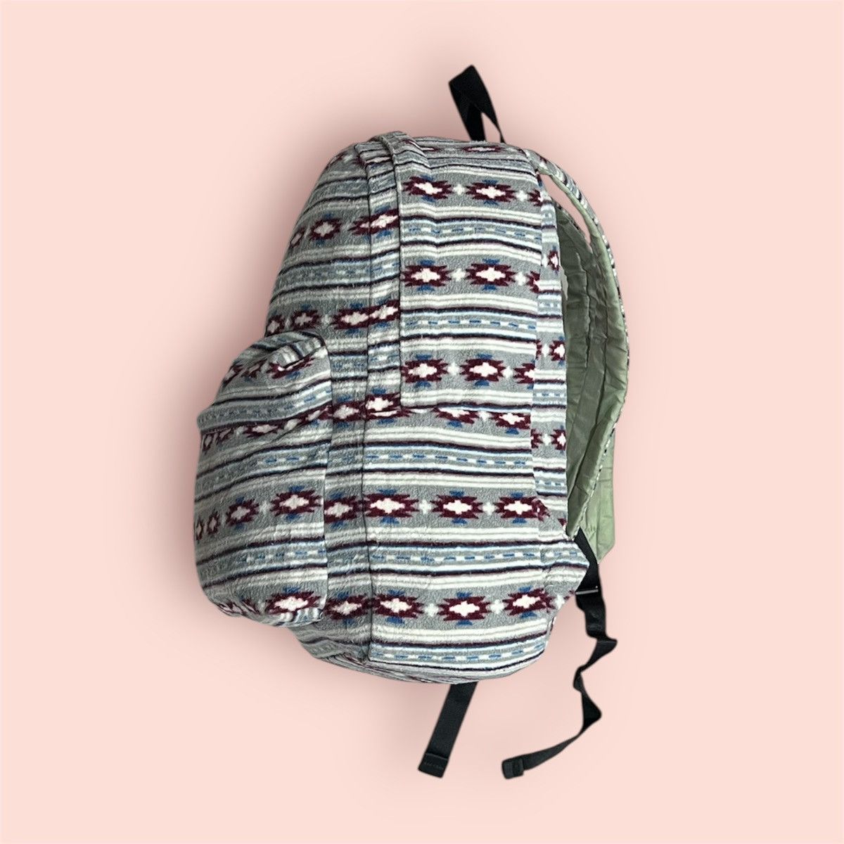 Japanese Brand VINTAGE UNIQLO MICRO FLEECE NORDIC NATIVE BACKPACK/DAYPACK Size ONE SIZE - 7 Thumbnail