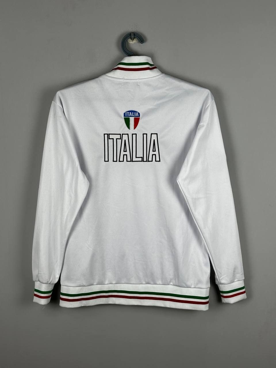 Vintage Vintage Italia Blockcore White Rare Y2K Track Jacket Size US M / EU 48-50 / 2 - 9 Thumbnail
