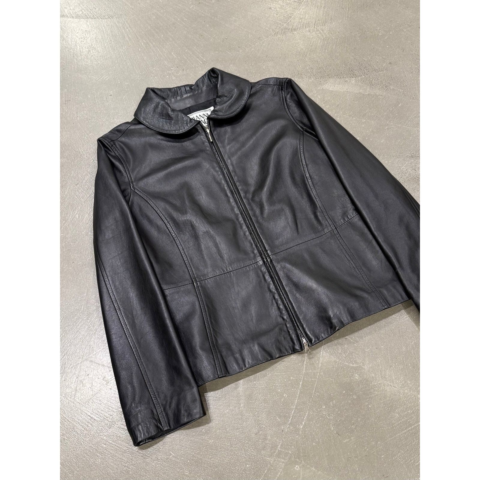 Versace 1990s Gianni Versace leather zip jacket Size US L / EU 52-54 / 3 - 3 Thumbnail