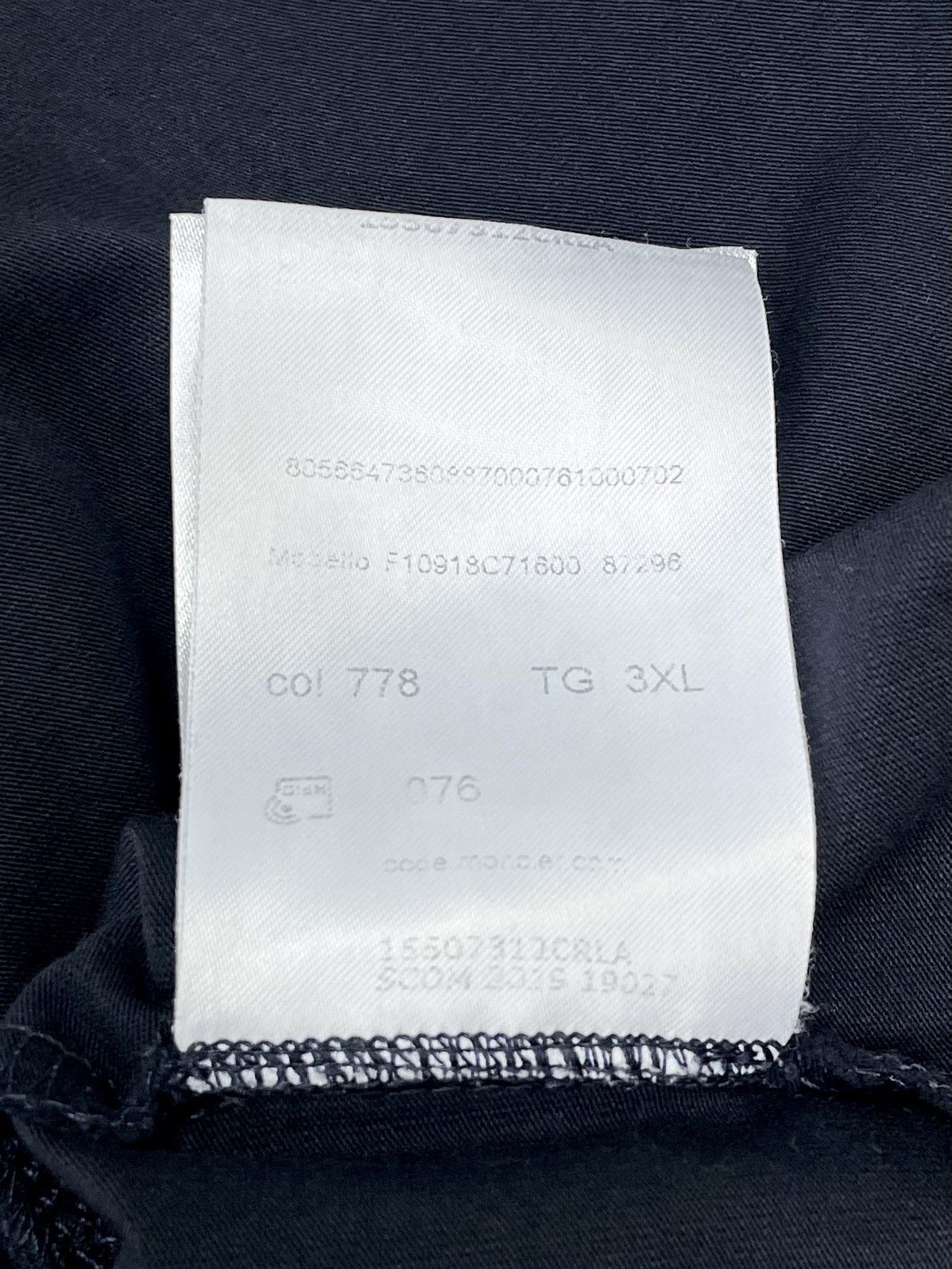 Moncler Moncler Slim Fit Tricolour Sleeve T-Shirt – Navy Size US XL / EU 56 / 4 - 16 Thumbnail