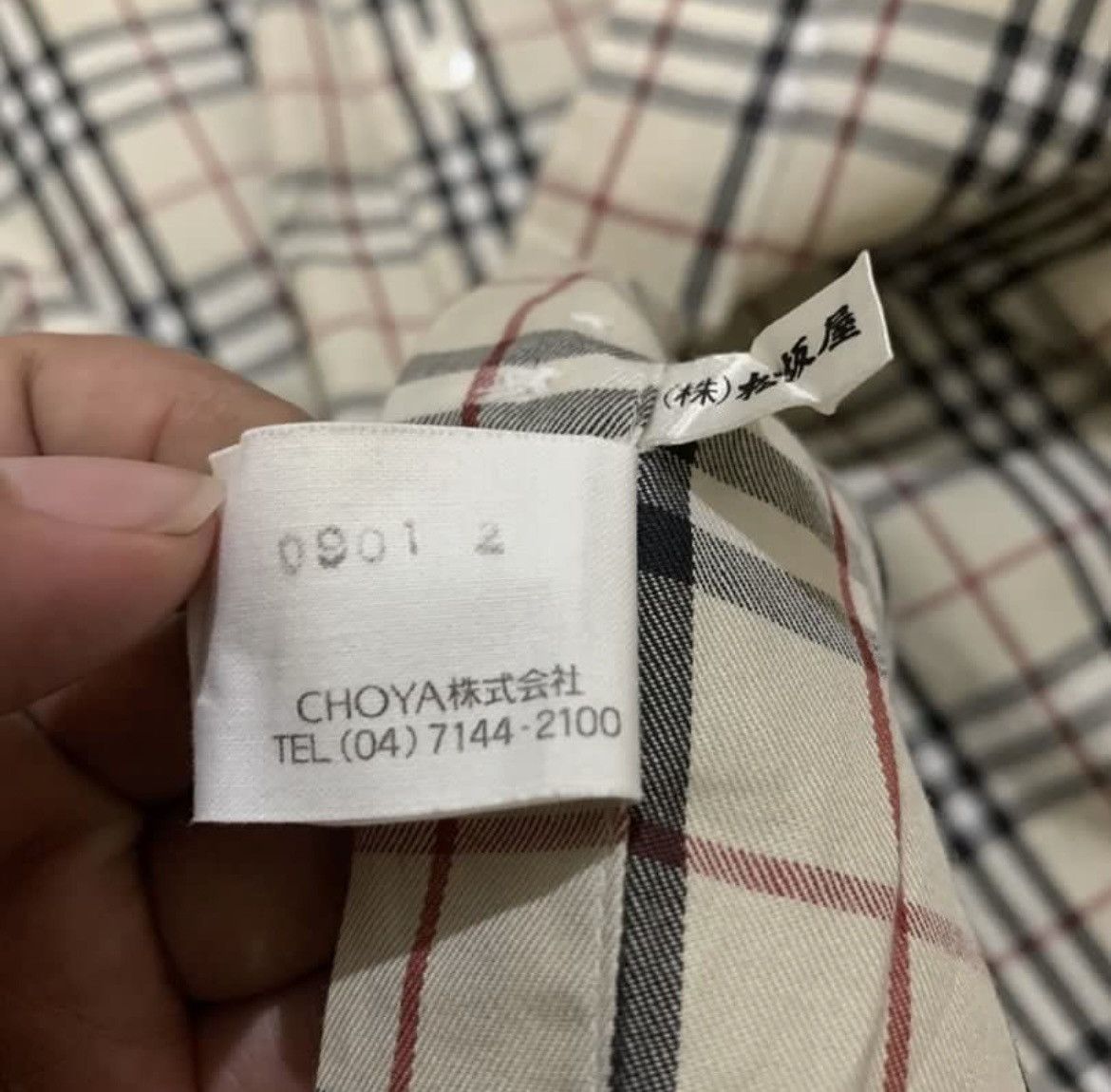 Burberry × Vintage Vintage 90s Burberry London TH Nova Check Plaid Shirt Size US M / EU 48-50 / 2 - 7 Thumbnail