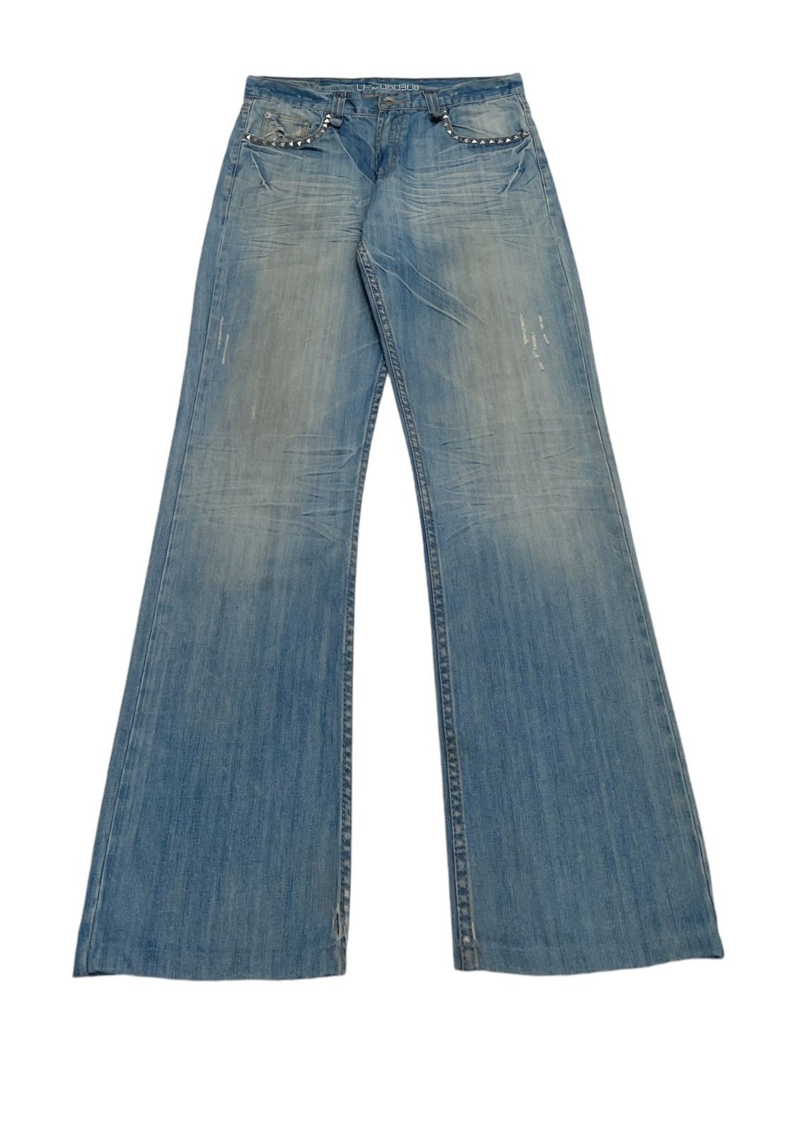 If Six Was Nine × Japanese Brand × Vintage Rare Design Vintage Japanese Brand LF Jeans 2000s Size US 35 - 1 Thumbnail