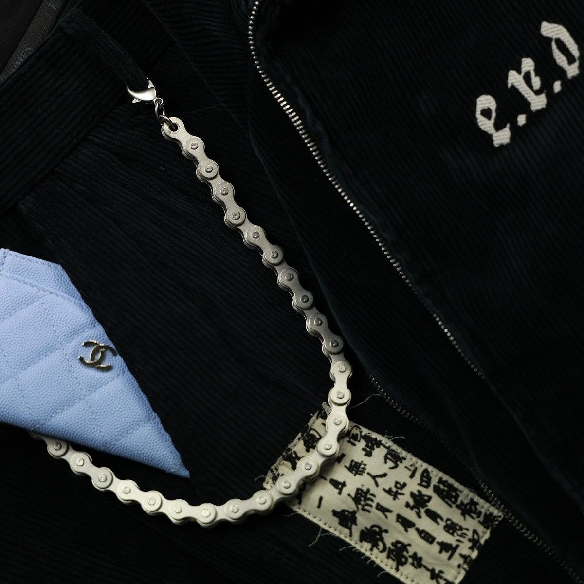 Vetements BIKER SILVER TONE WALLET CHAIN Size ONE SIZE - 3 Thumbnail