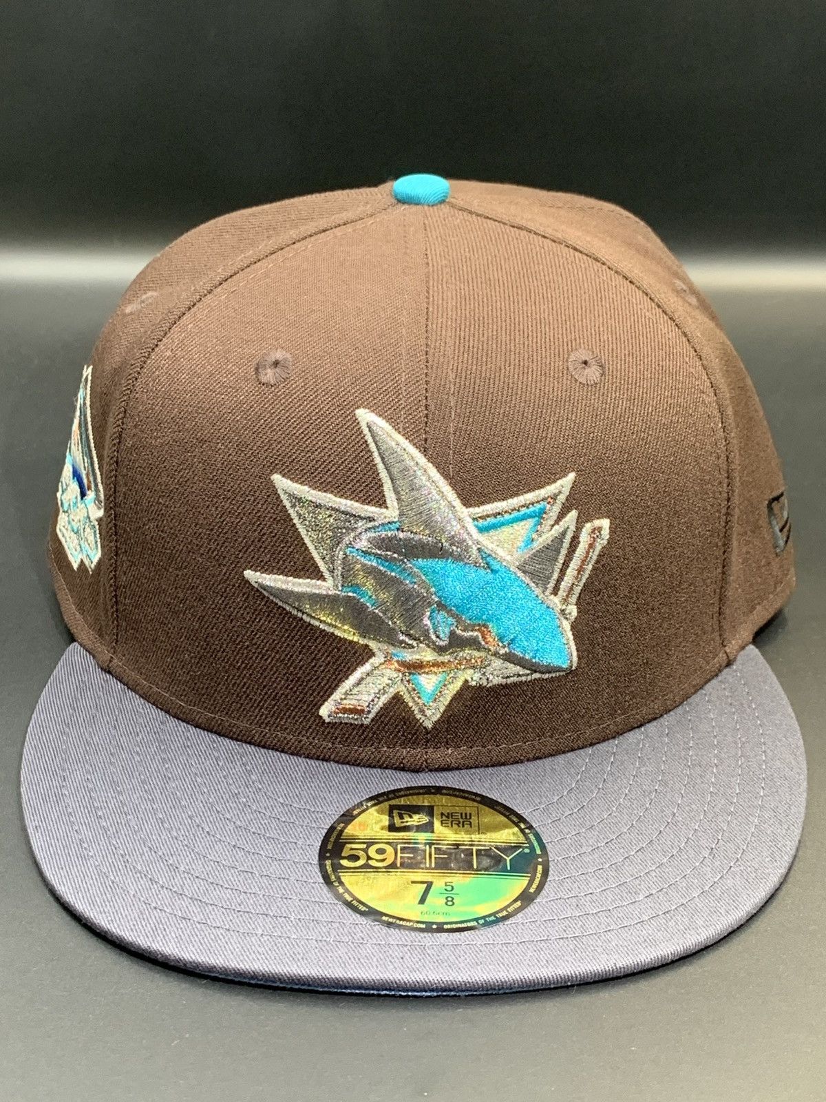 New Era San Jose Sharks Exclusive New Era 59Fifty Fitted Hat 7 5/8 Size ONE SIZE - 1 Thumbnail