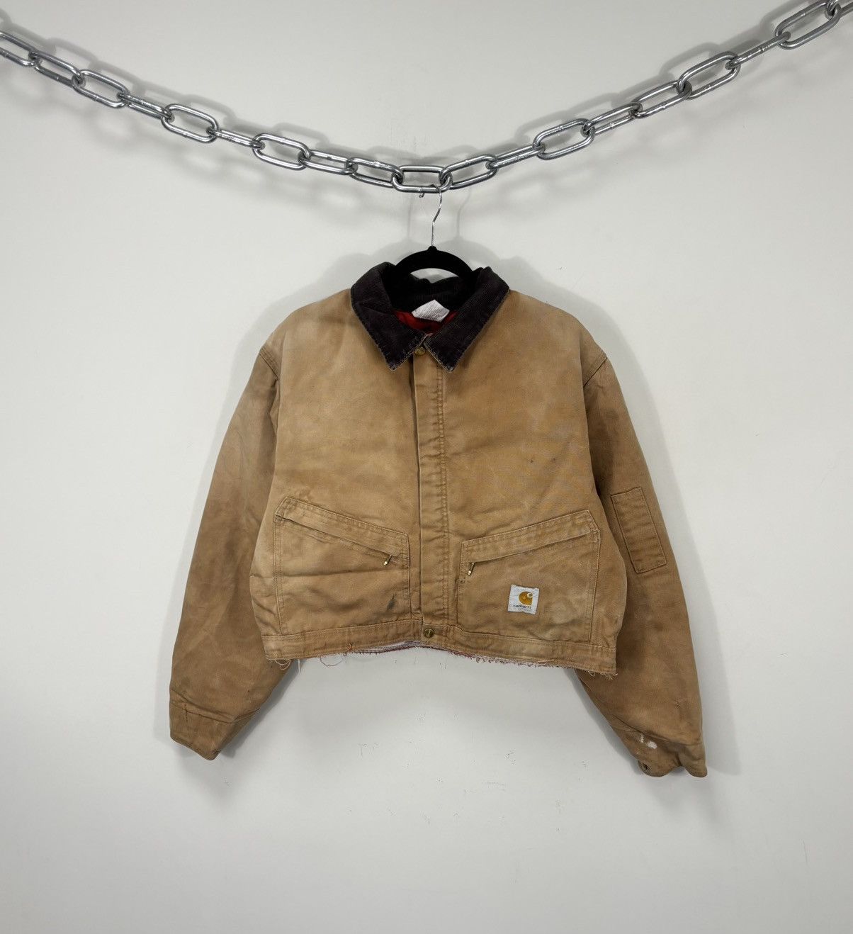 Carhartt Vintage Carhartt 1990s Made In USA Work Boxy Cropped Jacket Size US M / EU 48-50 / 2 - 1 Thumbnail