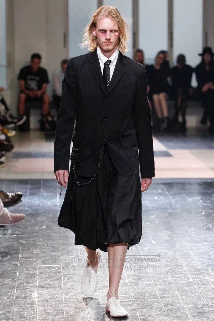 Yohji Yamamoto Yohji Yamamoto Pleated Pants Skirt. Size US 34 / EU 50 - 3 Thumbnail