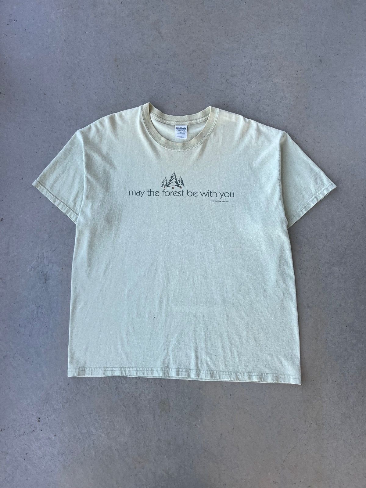 Vintage Vintage 00s “May The Forest Be With You” Nature Parody Tee Size US XL / EU 56 / 4 - 1 Thumbnail