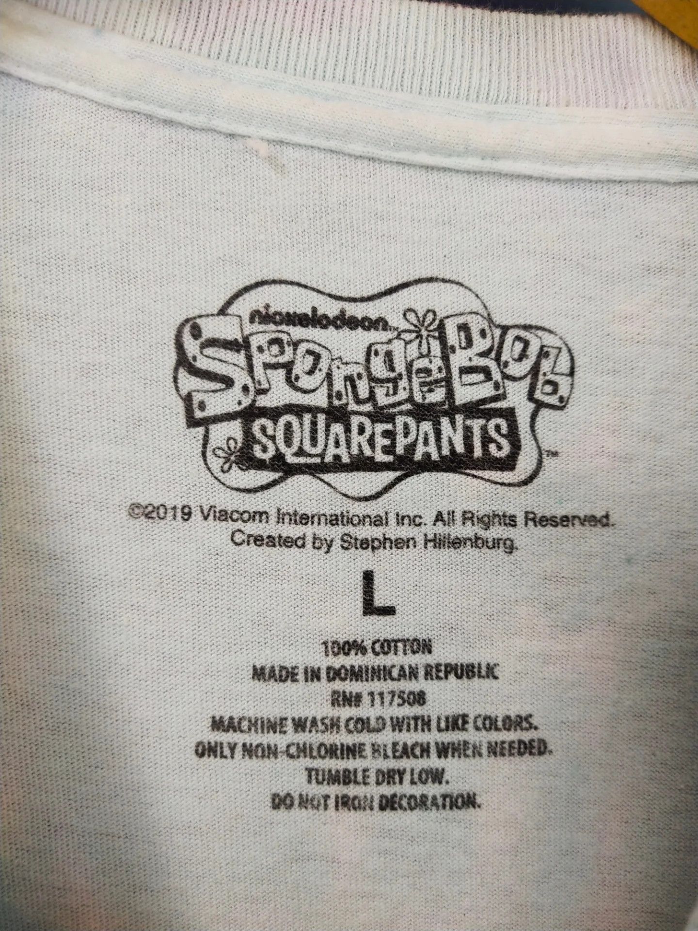 Nickelodeon SpongeBob SquarePants Tie Dye Krusty Krab Cartoon Tee Size US L / EU 52-54 / 3 - 5 Thumbnail