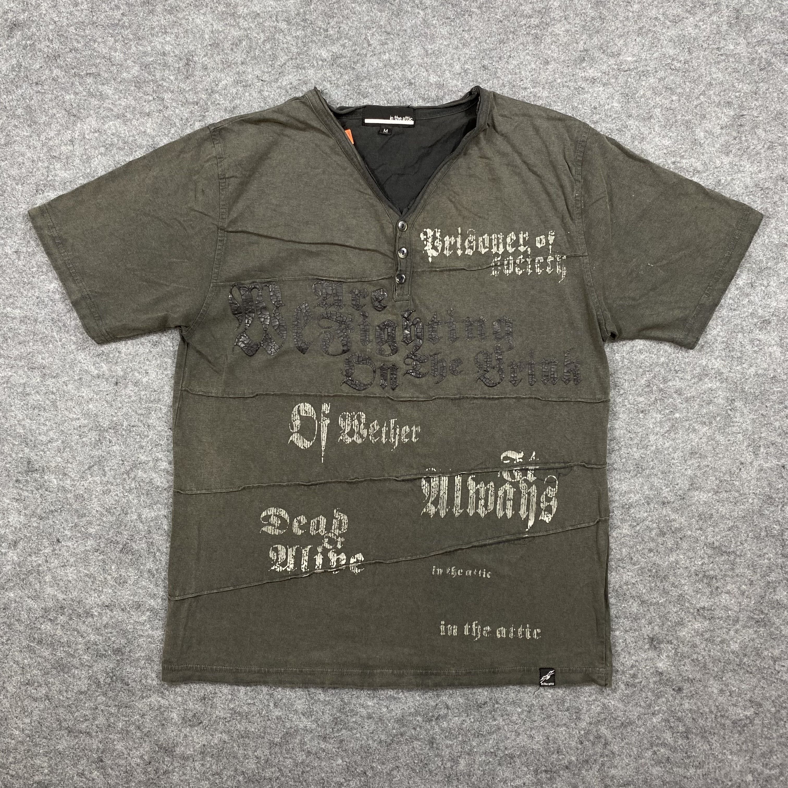If Six Was Nine In The Attic Poem Tshirt-N005 Size US M / EU 48-50 / 2 - 1 Thumbnail