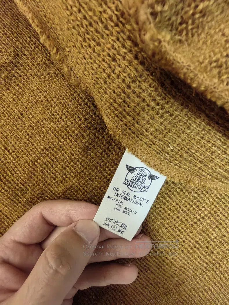 The Real McCoy's The Real McCoys Mohair cardigan sweater Size US S / EU 44-46 / 1 - 4 Thumbnail
