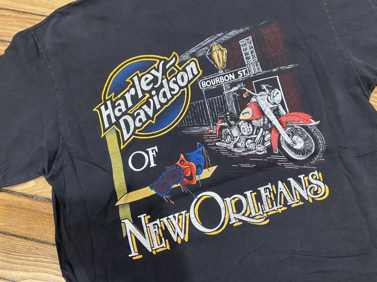 Harley Davidson × Vintage 1993 Harley Davidson New Orleans T L Size US L / EU 52-54 / 3 - 3 Thumbnail