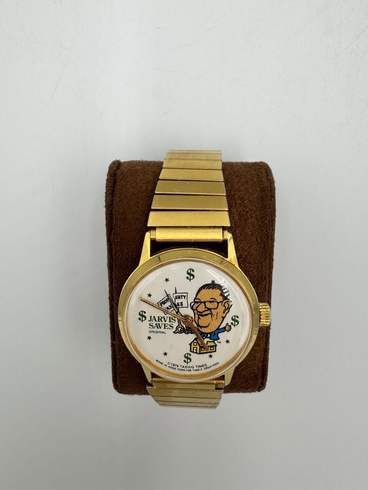 Designer Howard Jarvis Watch Saves Original Taxing Times HK 1978 Size ONE SIZE - 3 Thumbnail