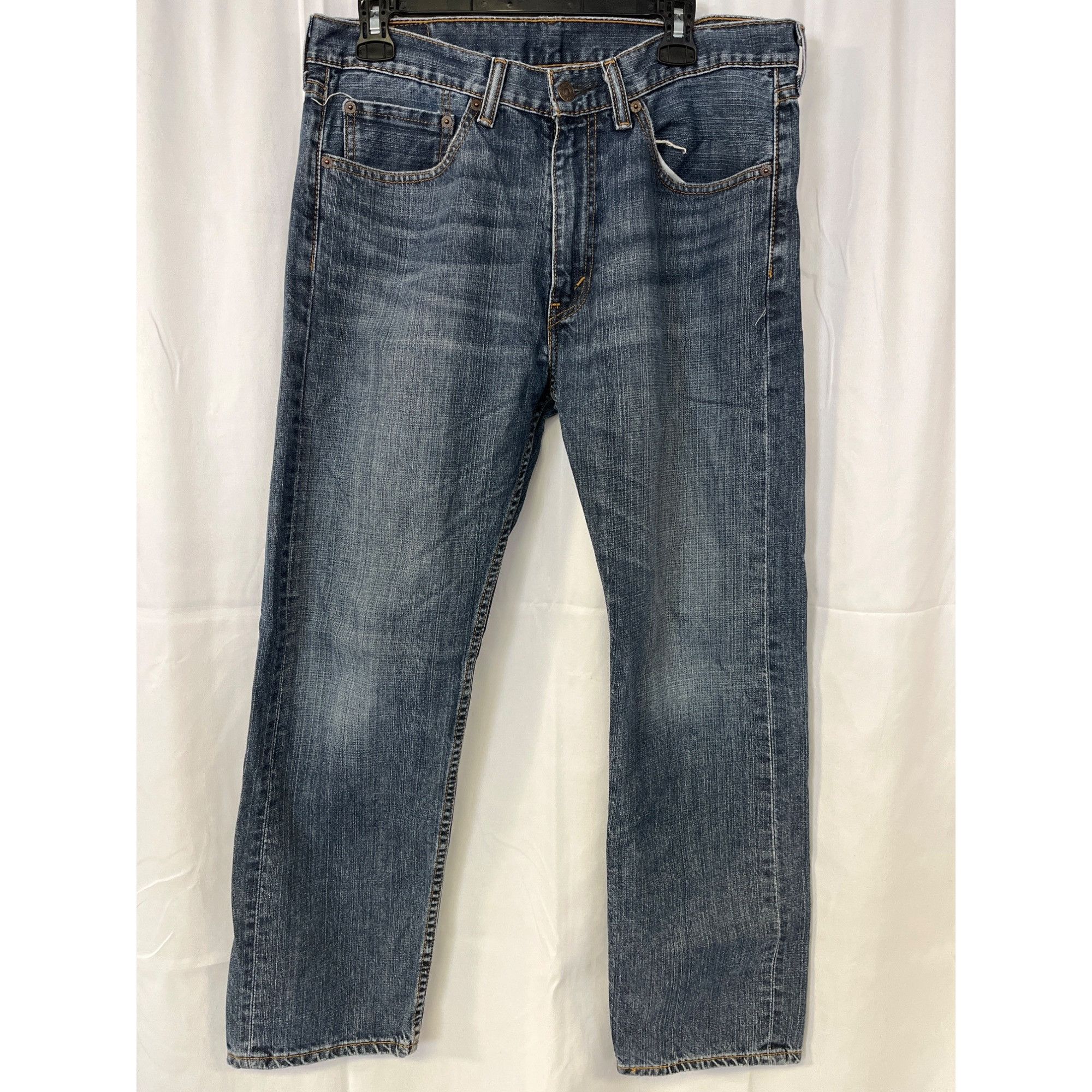 Levi's Levi's 505 Men's Blue Jeans/Straight Leg 34x30 SKU 5924 Size US 34 / EU 50 - 1 Thumbnail