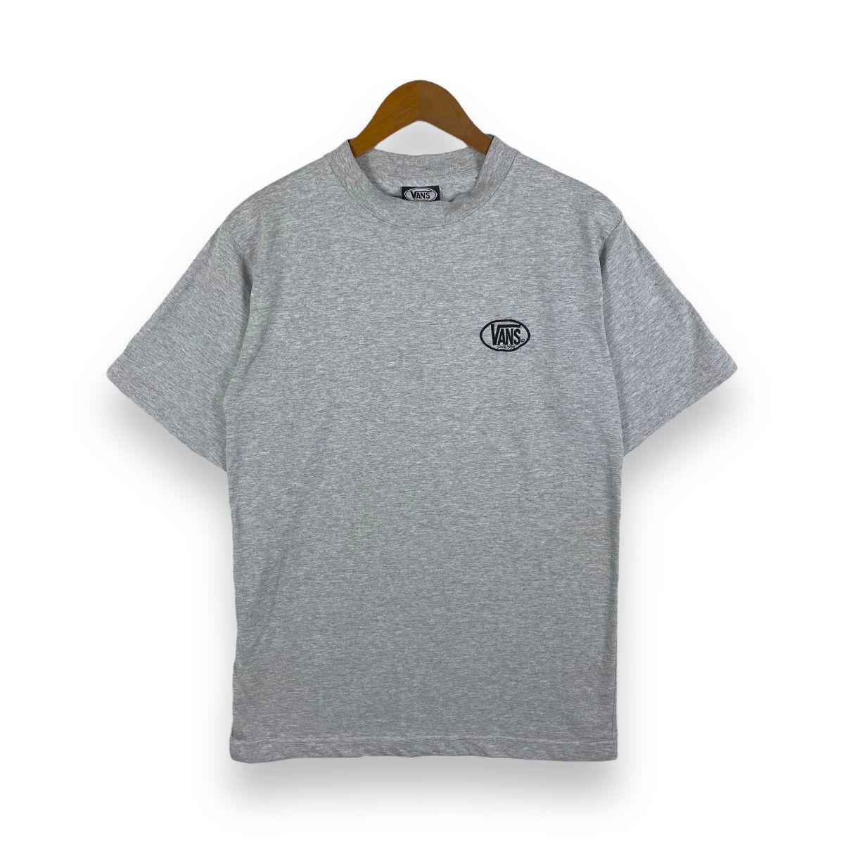 Vans × Vintage Vintage 90's VANS Small Embroidery Logo Skate Surf Tee Shirt Size US M / EU 48-50 / 2 - 1 Thumbnail