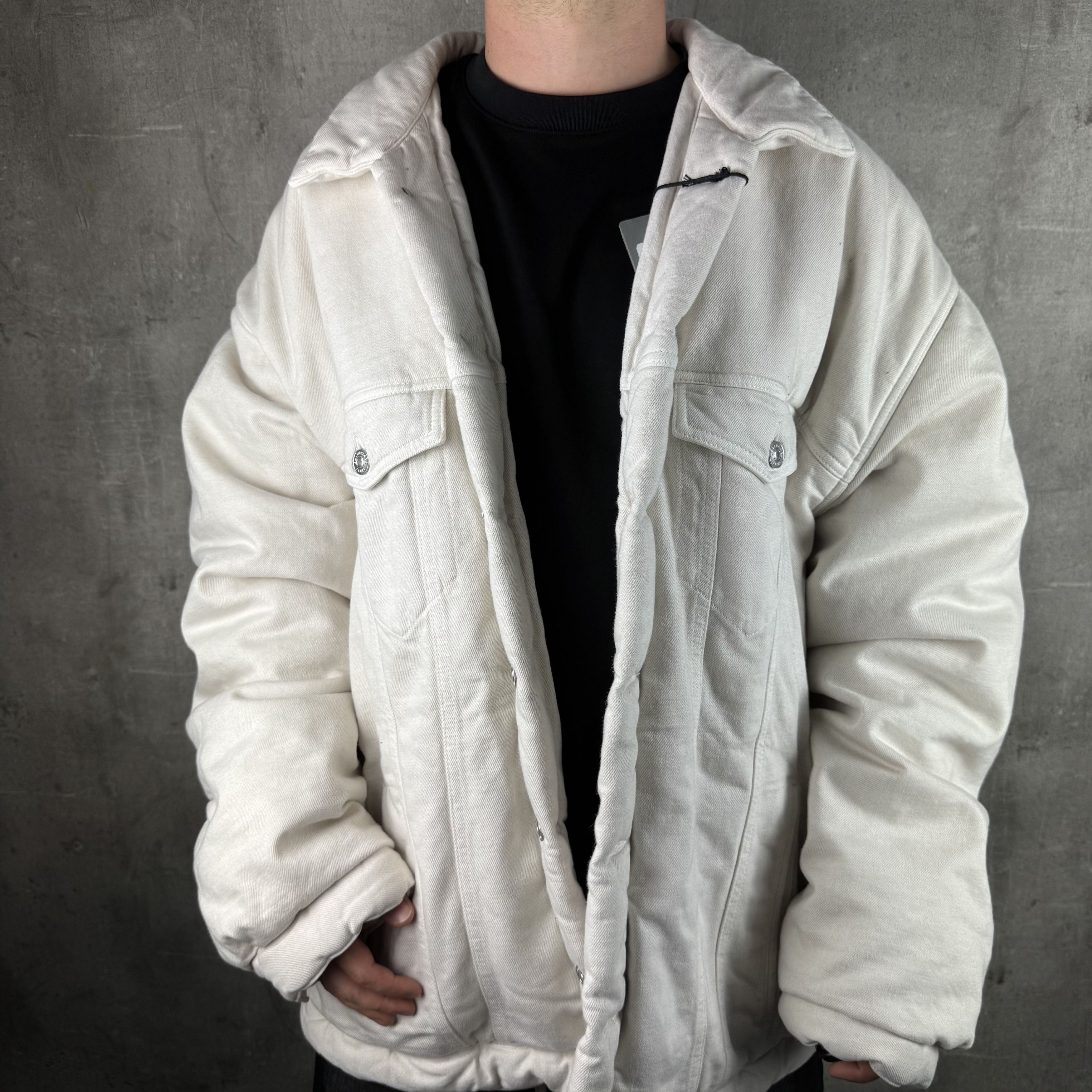 Balenciaga BALENCIAGA Padded Denim Jacket Worn By Kanye, Shai RARE Size US S / EU 44-46 / 1 - 1 Thumbnail