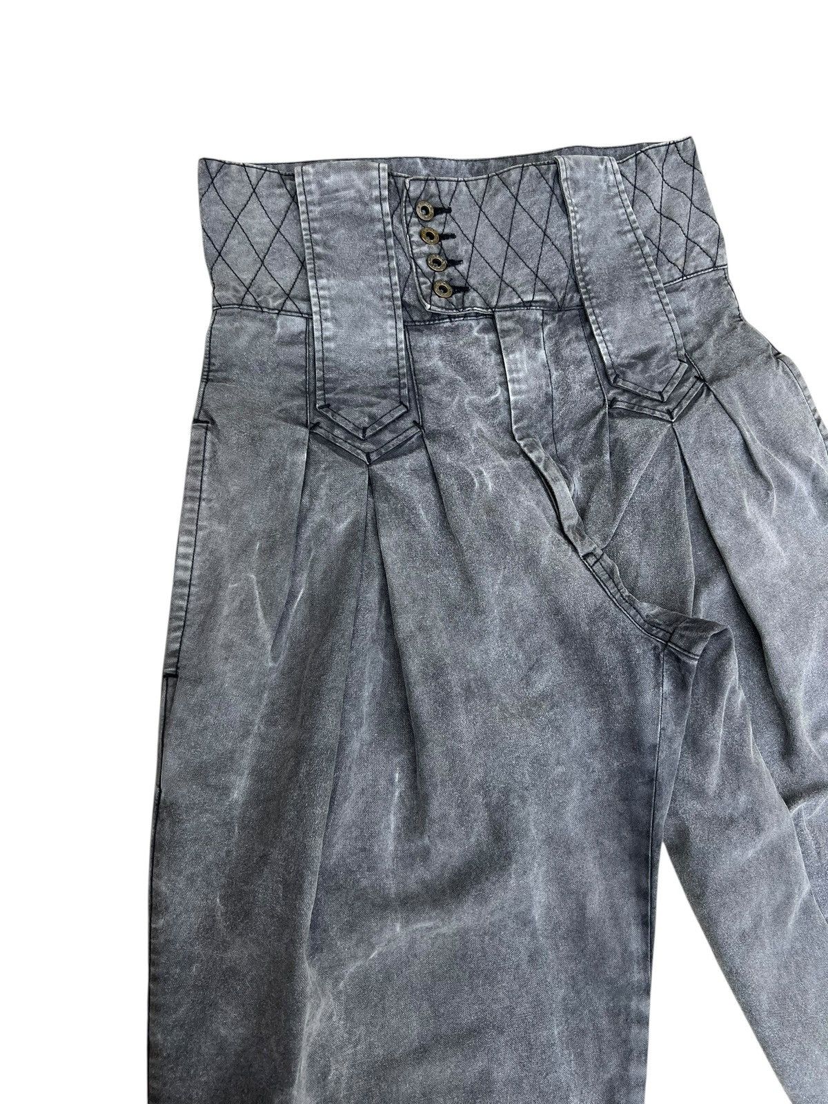 Bernhard Willhelm Archive Bernhard Willhelm High Waist Baggy Wide Cropped Pant Size US 29 - 7 Thumbnail