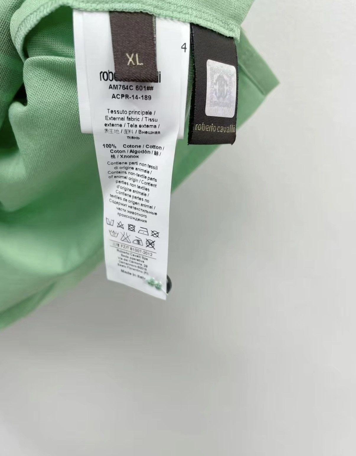 Roberto Cavalli Roberto Cavalli 100% Cotton Short Sleeve Polo Shirt J30 Size US L / EU 52-54 / 3 - 6 Thumbnail