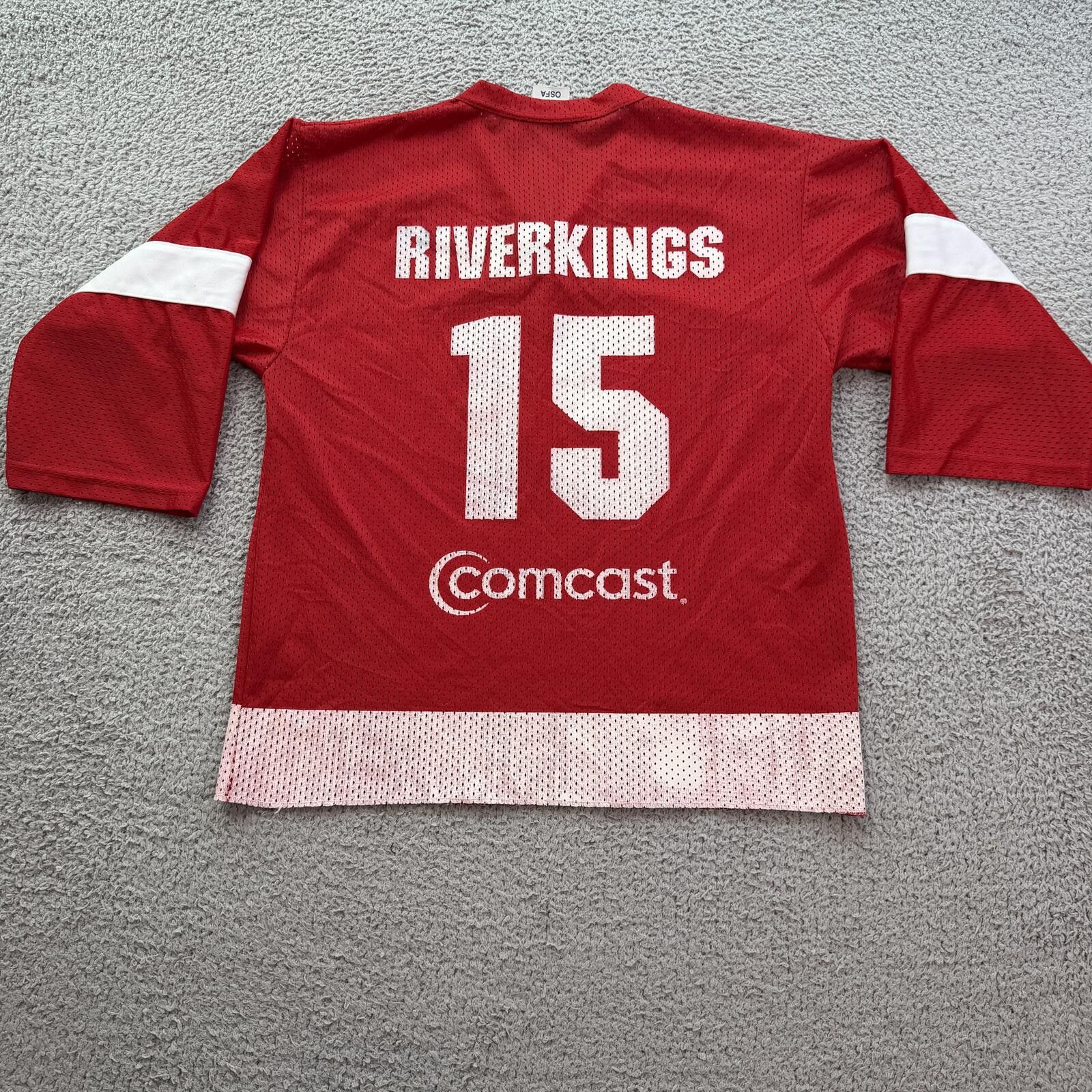 Other Vintage Y2K Memphis RiverKings Hockey Jersey Red Wings Mesh Size US S / EU 44-46 / 1 - 2 Thumbnail