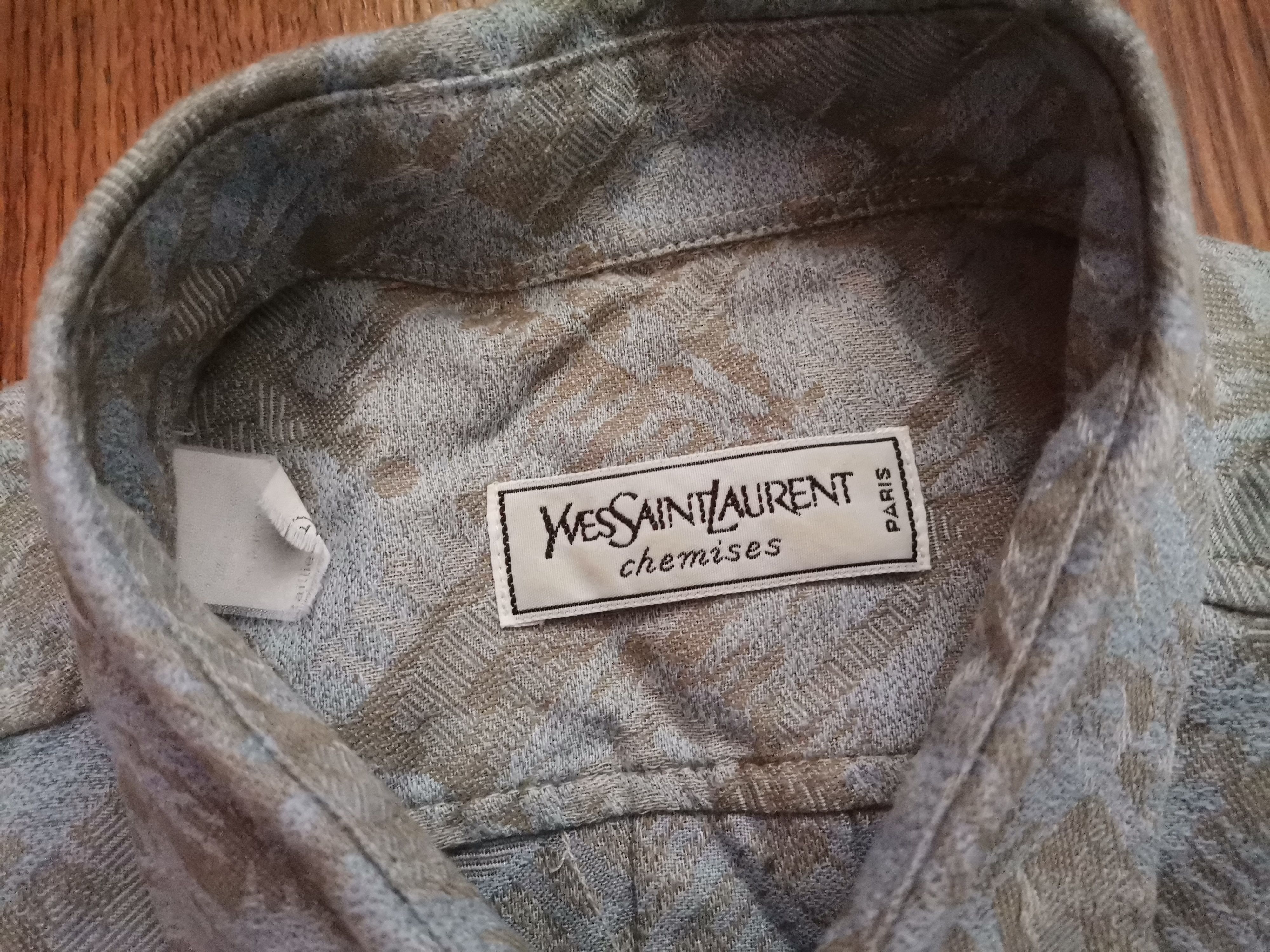 Vintage × Yves Saint Laurent Vintage Yves Saint Laurent Shirt Size US M / EU 48-50 / 2 - 3 Thumbnail