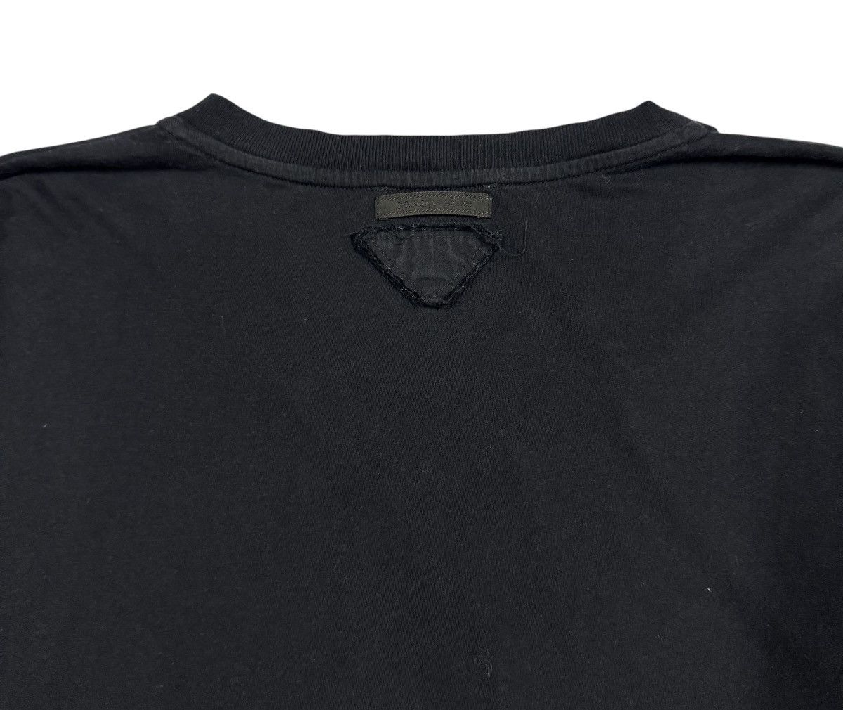 Prada Authentic🔥Prada Triagle Logo V-Neck Plain Shirt Size US L / EU 52-54 / 3 - 7 Thumbnail