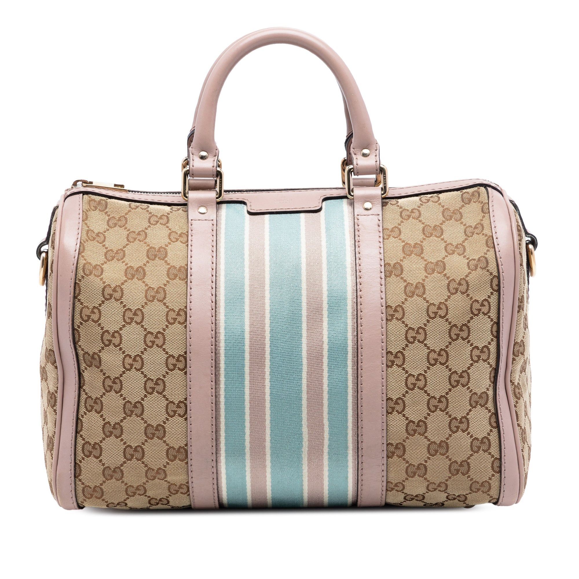Gucci Medium GG Canvas Web Joy Boston Bag Size ONE SIZE - 1 Thumbnail