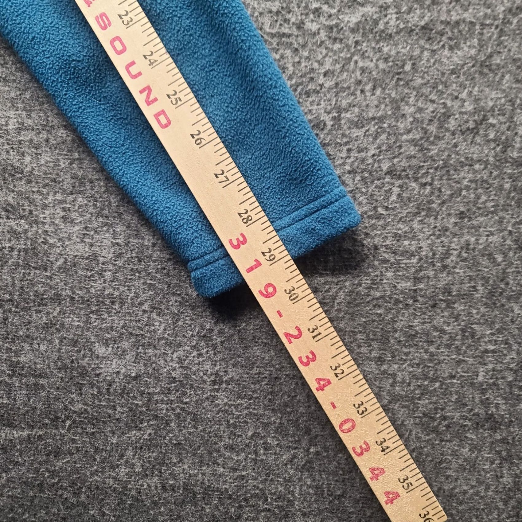 Vintage Duluth Pullover Womens XS Doubleback Printed Fleece Mock Neck Outdoors Blue Raglan Sleeve Slim Casual Everyday All Seasons Size XS / US 0-2 / IT 36-38 - 7 Thumbnail