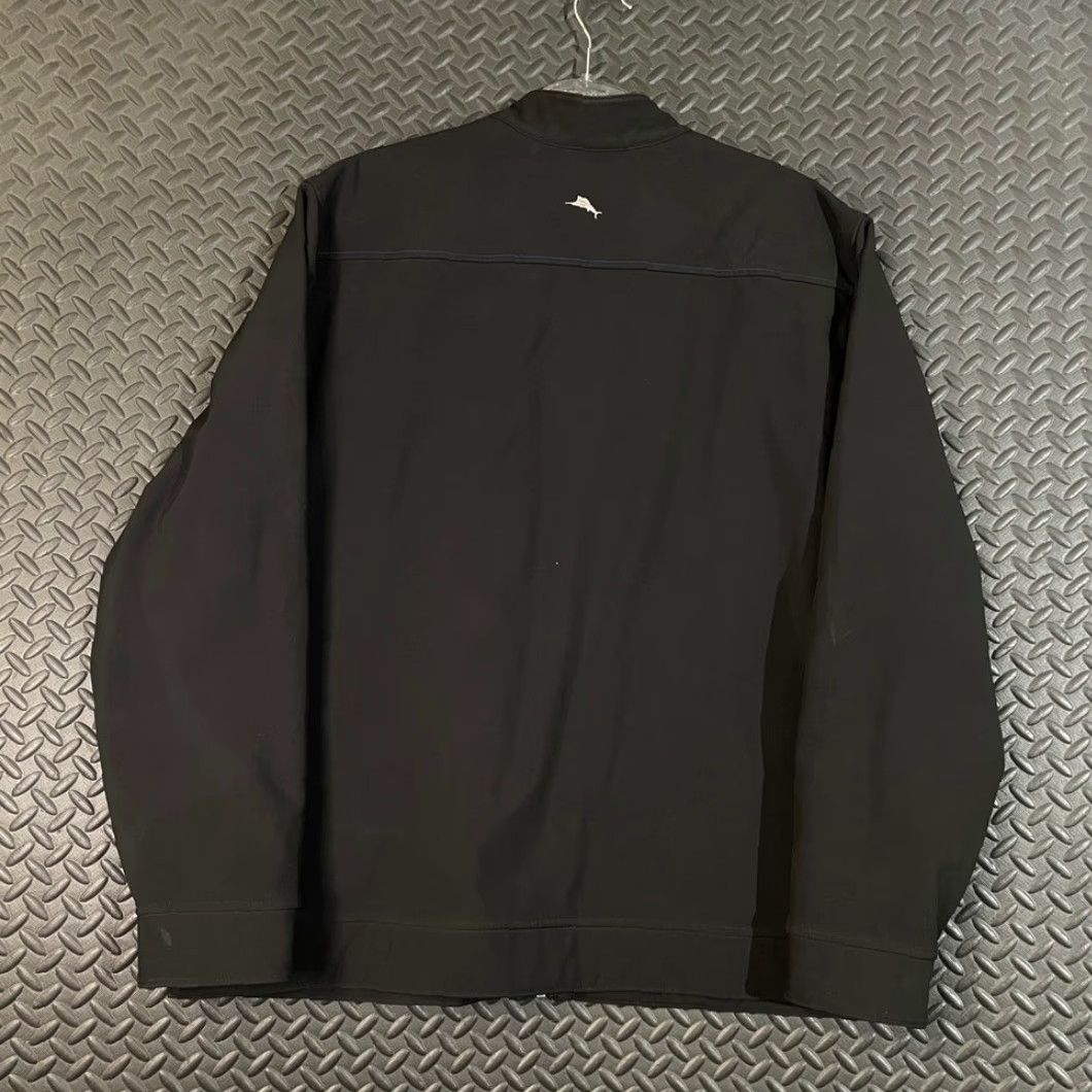 Tommy Bahama VINTAGE Tommy Bahama Black Paradise Soft Shell Tech Full Zip Up Jacket Mens XL Size US XL / EU 56 / 4 - 3 Thumbnail