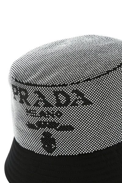 Prada o1mt1gz0225 Size: OS / Bucket Hat / Cap in Black/Silver Size ONE SIZE - 3 Thumbnail