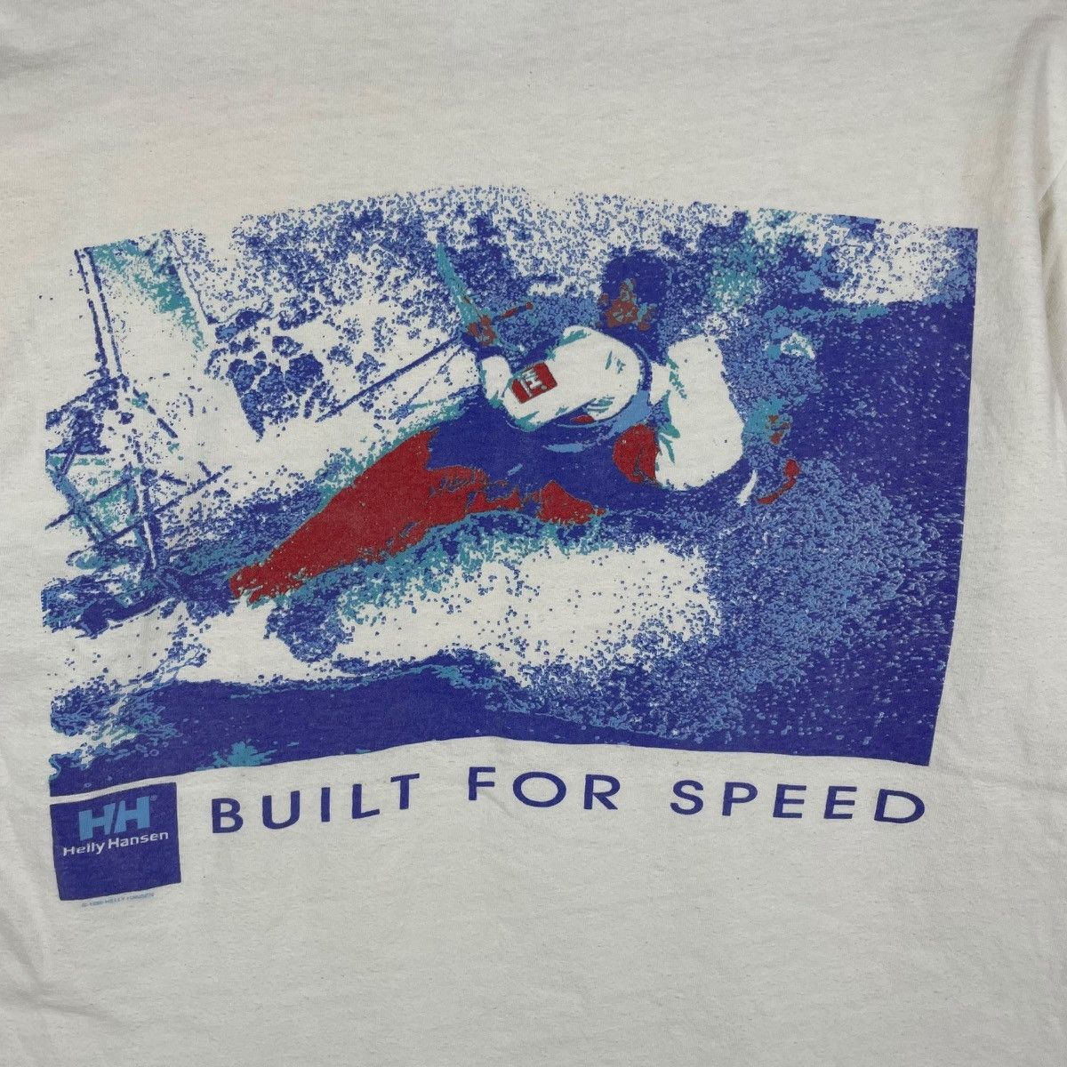 Helly Hansen Vintage 90s Helly Hansen Sea Gear Tee Shirt Size US M / EU 48-50 / 2 - 2 Thumbnail