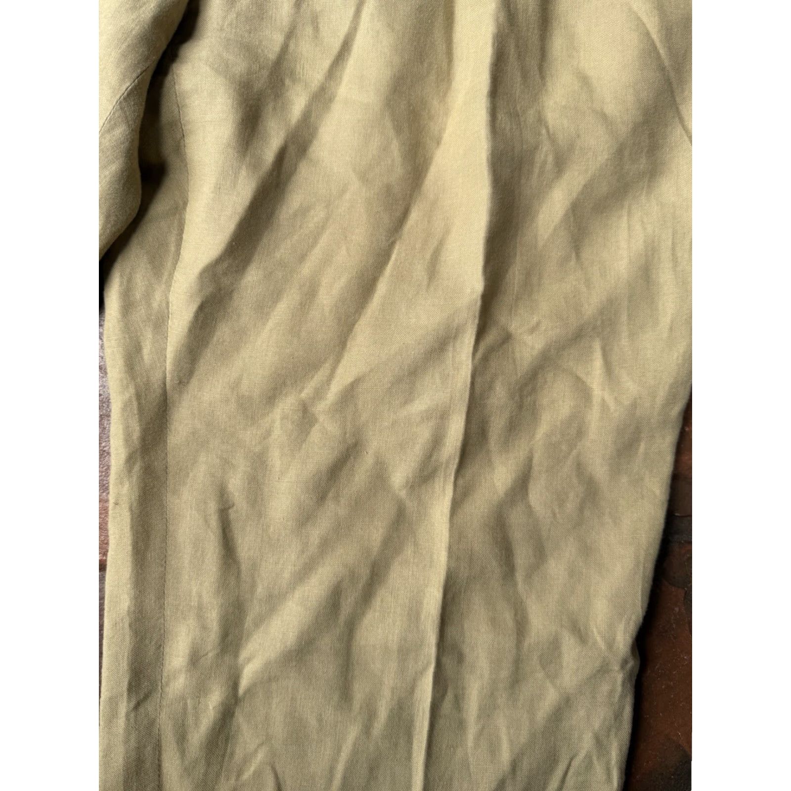 Ermenegildo Zegna VINTAGE Ermenegildo Zegna Pure Linen Dress Pants Mens 46x27 Beige Linen Dress Pants Mens 46 27 Straight Cuffed Zegna Pants Size US 30 / EU 46 - 6 Thumbnail