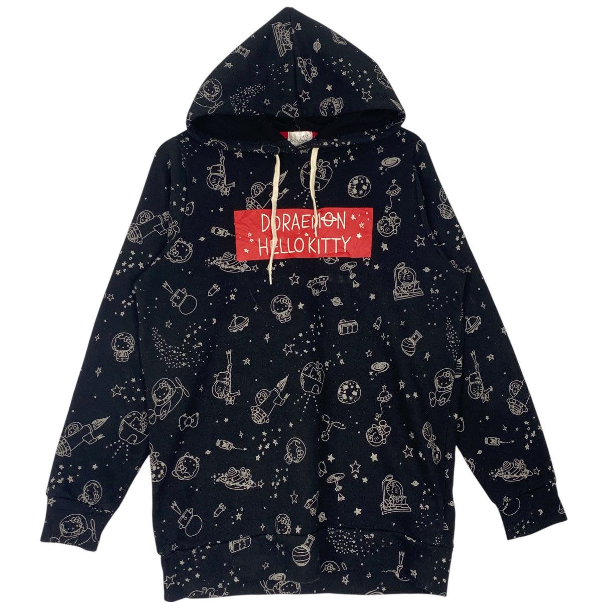 Other Vintage Doraemon X Hello Kitty All Over Print Hoodie Sweater Size US L / EU 52-54 / 3 - 1 Thumbnail