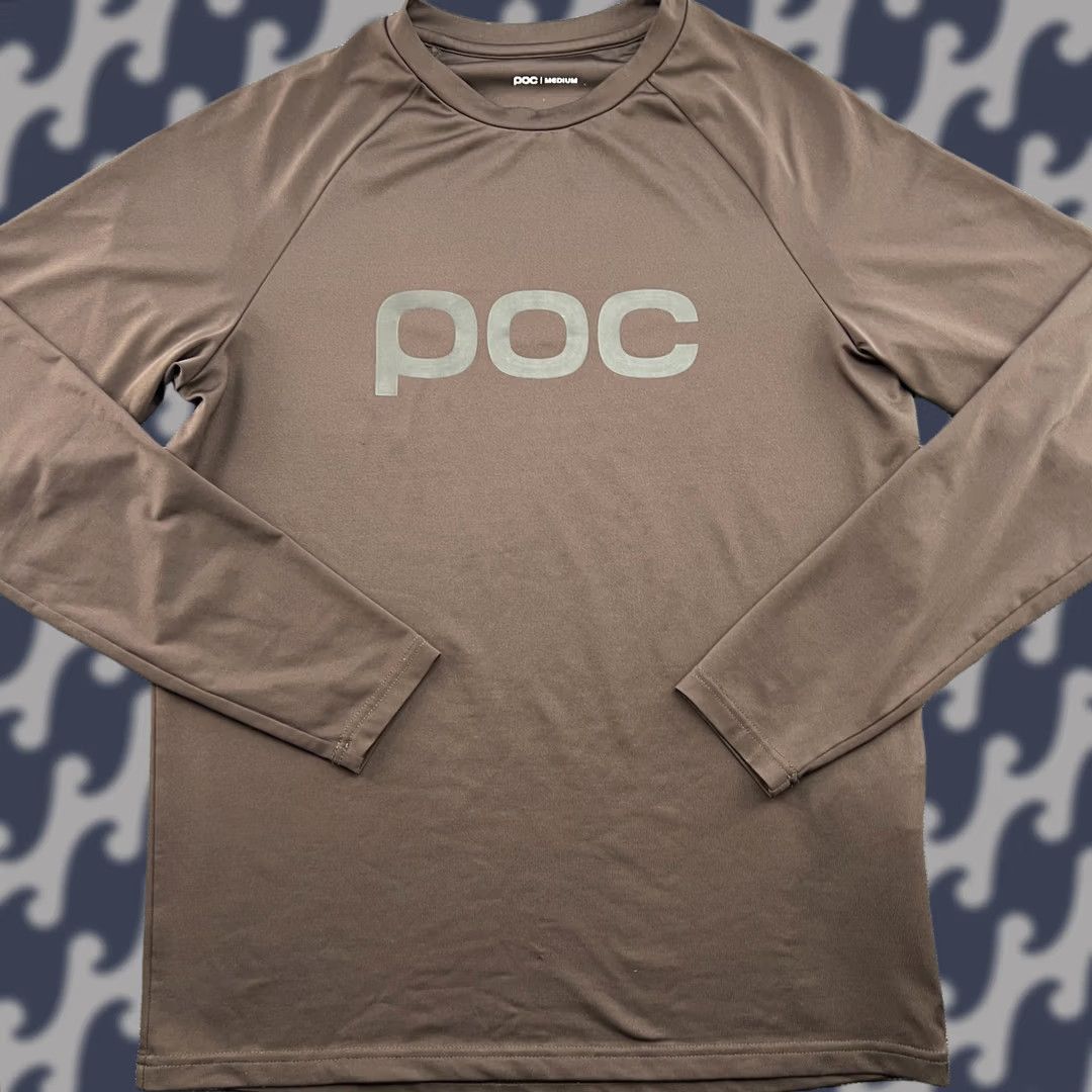 Vintage POC Shirt Mens M Brown Enduro Long Sleeves Stretch MBT Size US M / EU 48-50 / 2 - 1 Thumbnail