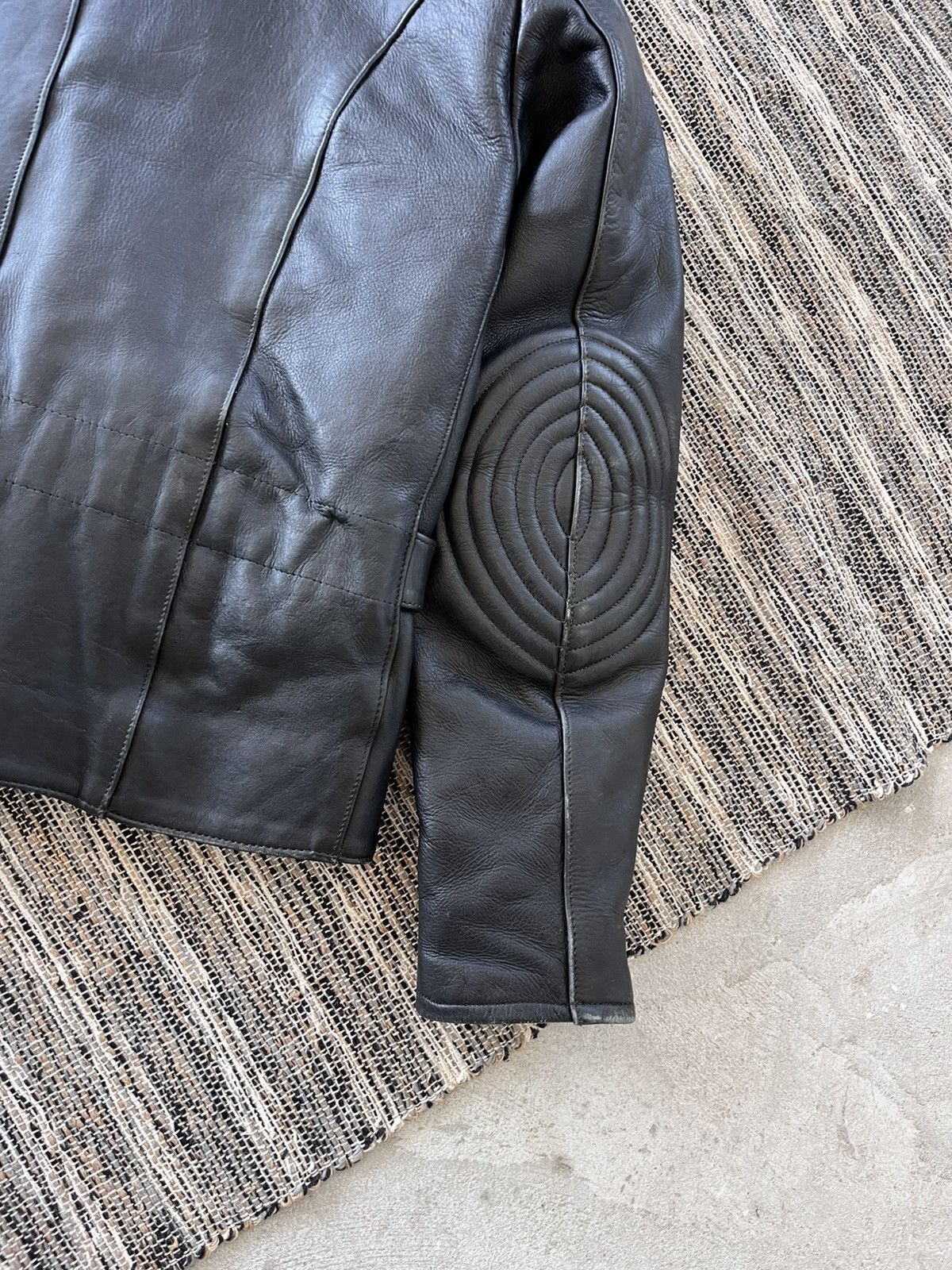 Harley Davidson Vintage Rare Leather Biker Jacket Black Insulated Lined Y2K Size US M / EU 48-50 / 2 - 15 Thumbnail