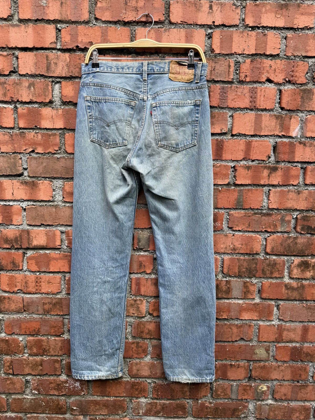 Levi's Vintage Clothing W31x32 Vintage levi’s 501 faded made in USA Size US 31 - 2 Thumbnail
