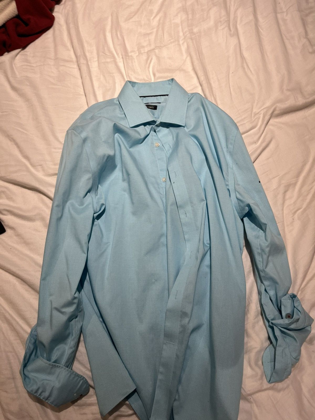 Tommy Hilfiger Tommy Hilfiger Blue Button Up Size US L / EU 52-54 / 3 - 1 Thumbnail