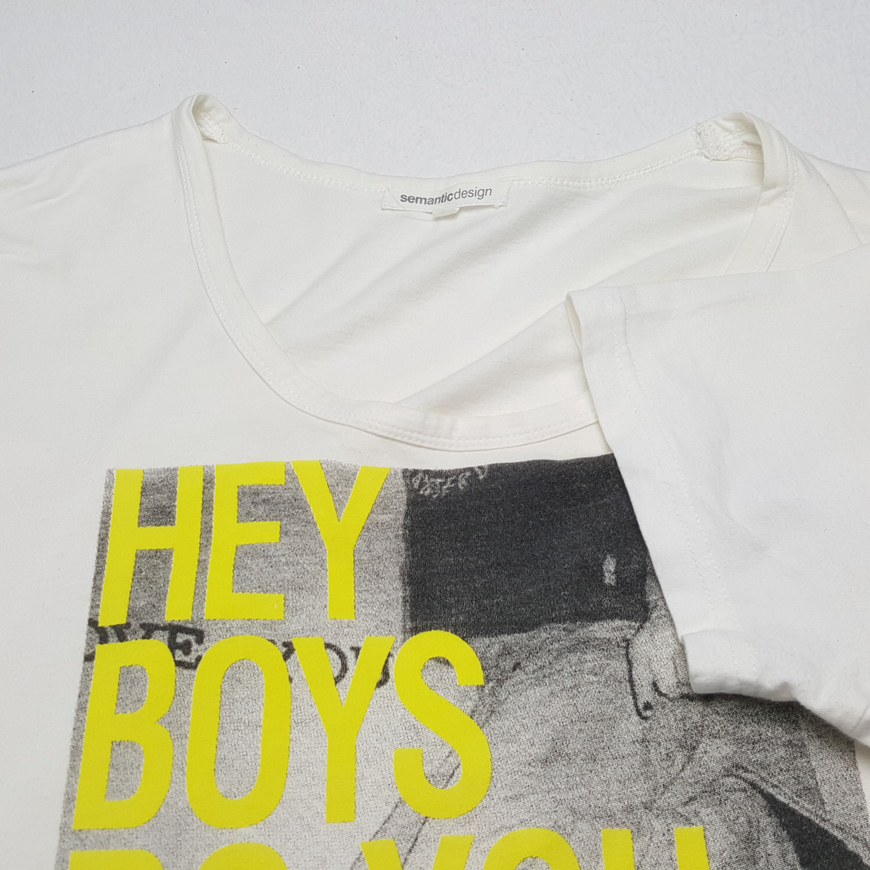 Vintage × semanticdesign SEMANTIC DESIGN Streetwear Style Tshirt Size M / US 6-8 / IT 42-44 - 6 Thumbnail