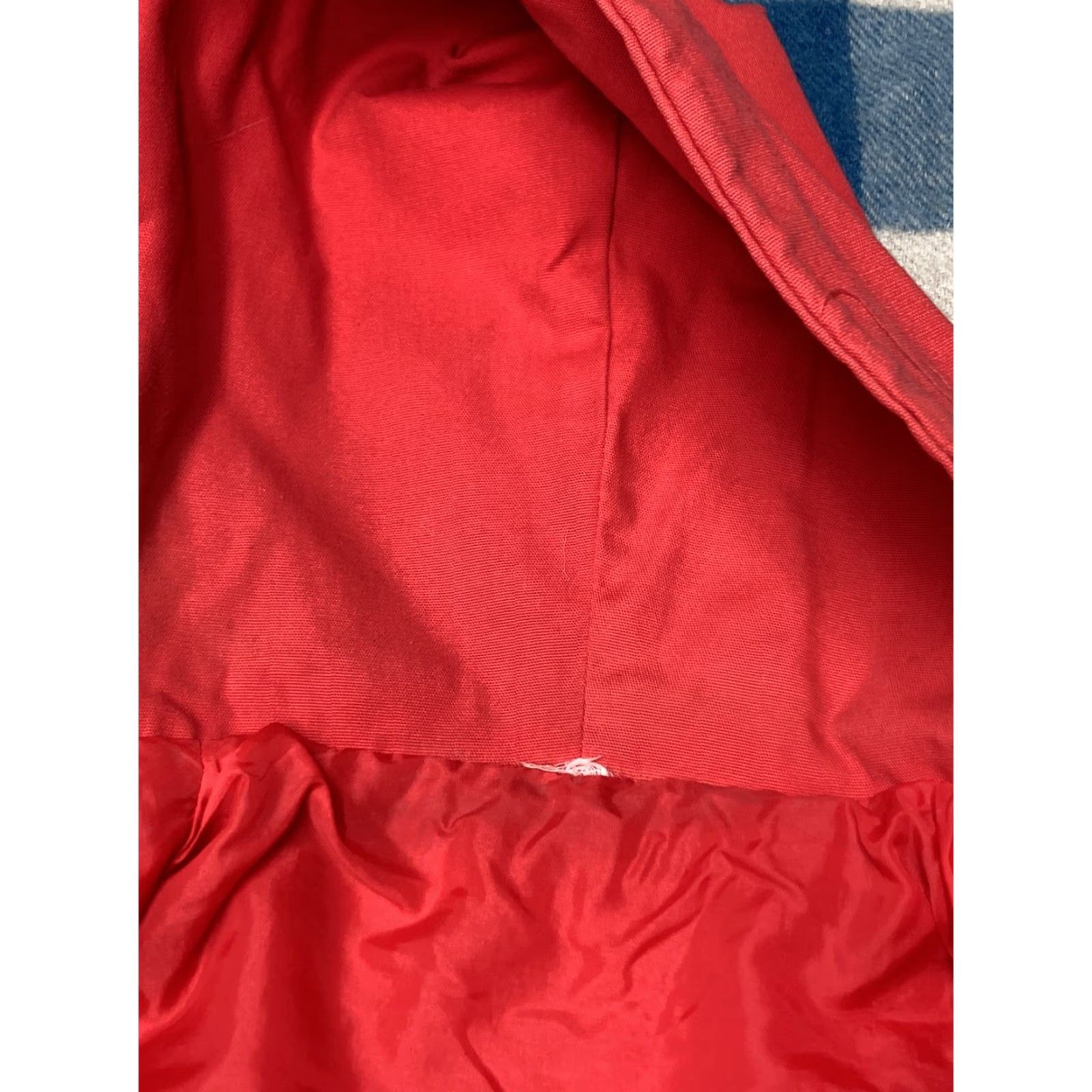 Vintage VINTAGE 60s Full Zip Hooded Red Jacket Small Women S Zipper Serval Loop Vintage 50s vtg Size S / US 4 / IT 40 - 7 Thumbnail