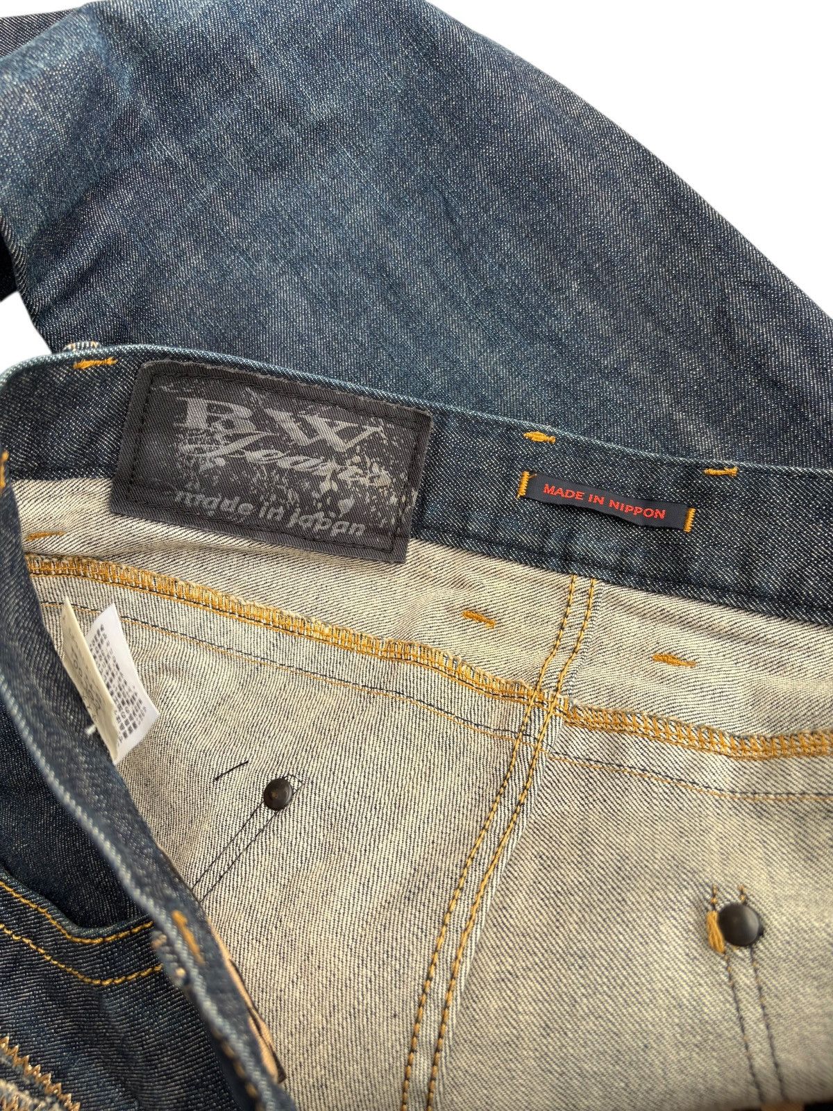 Japanese Brand Blue Way Japan Wide Leg Denim Pants Size US 32 / EU 48 - 4 Thumbnail