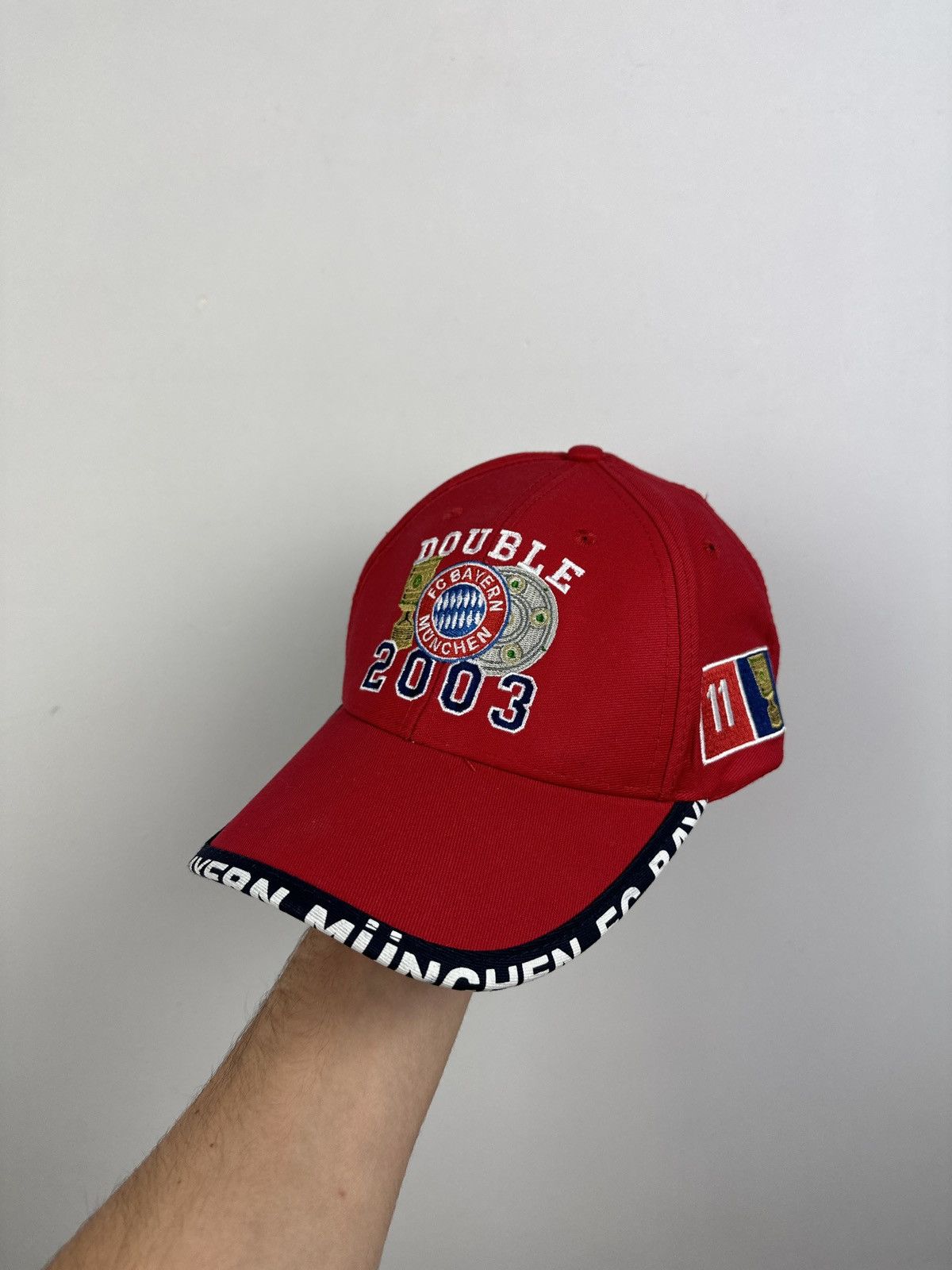 Vintage Vintage Bayern Munich 2003 Double Cup Cap Size ONE SIZE - 2 Thumbnail