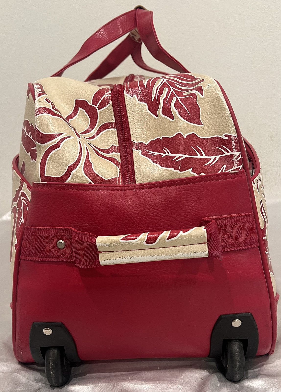 Vintage Vintage Roxy Floral Travel Luggage Rolling Duffle Bag Set Size ONE SIZE - 5 Thumbnail