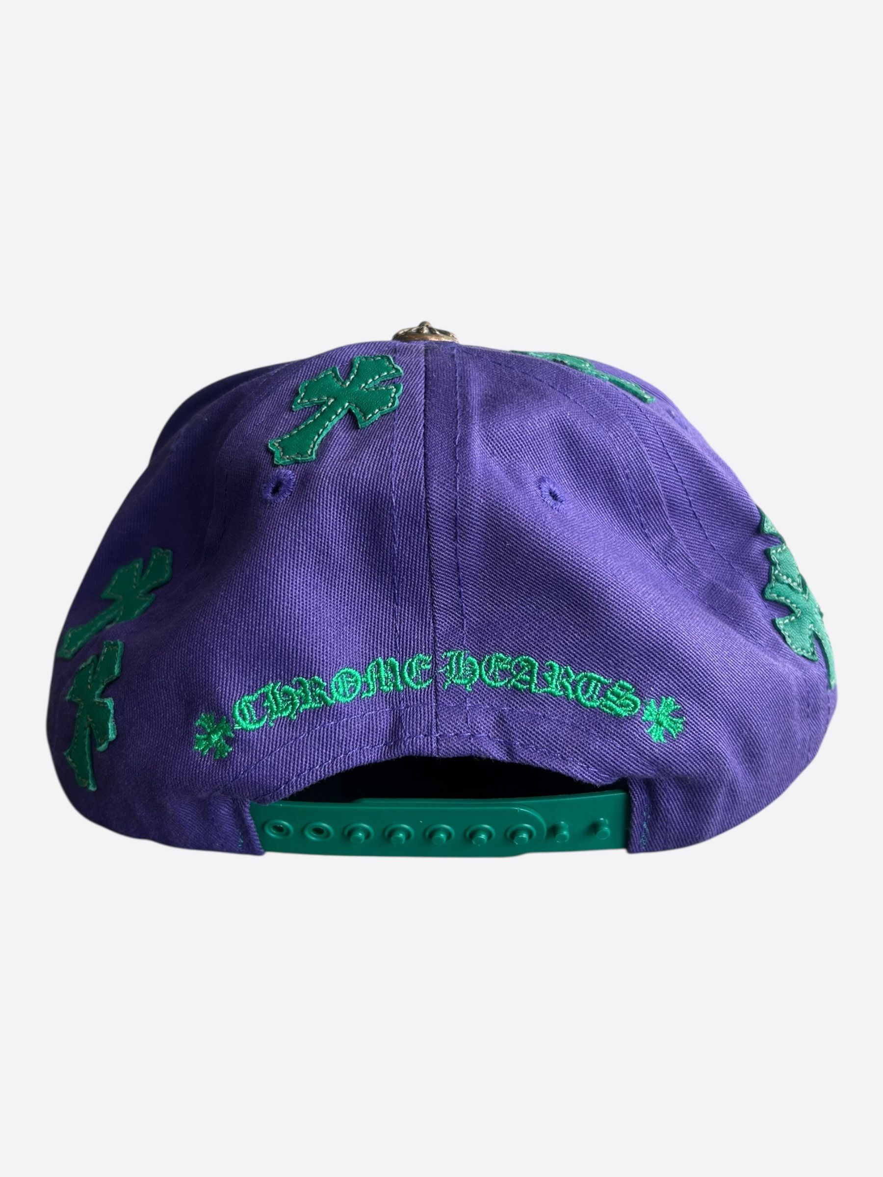 Chrome Hearts Chrome Hearts Purple & Green Cross Patch Hat Size ONE SIZE - 3 Thumbnail